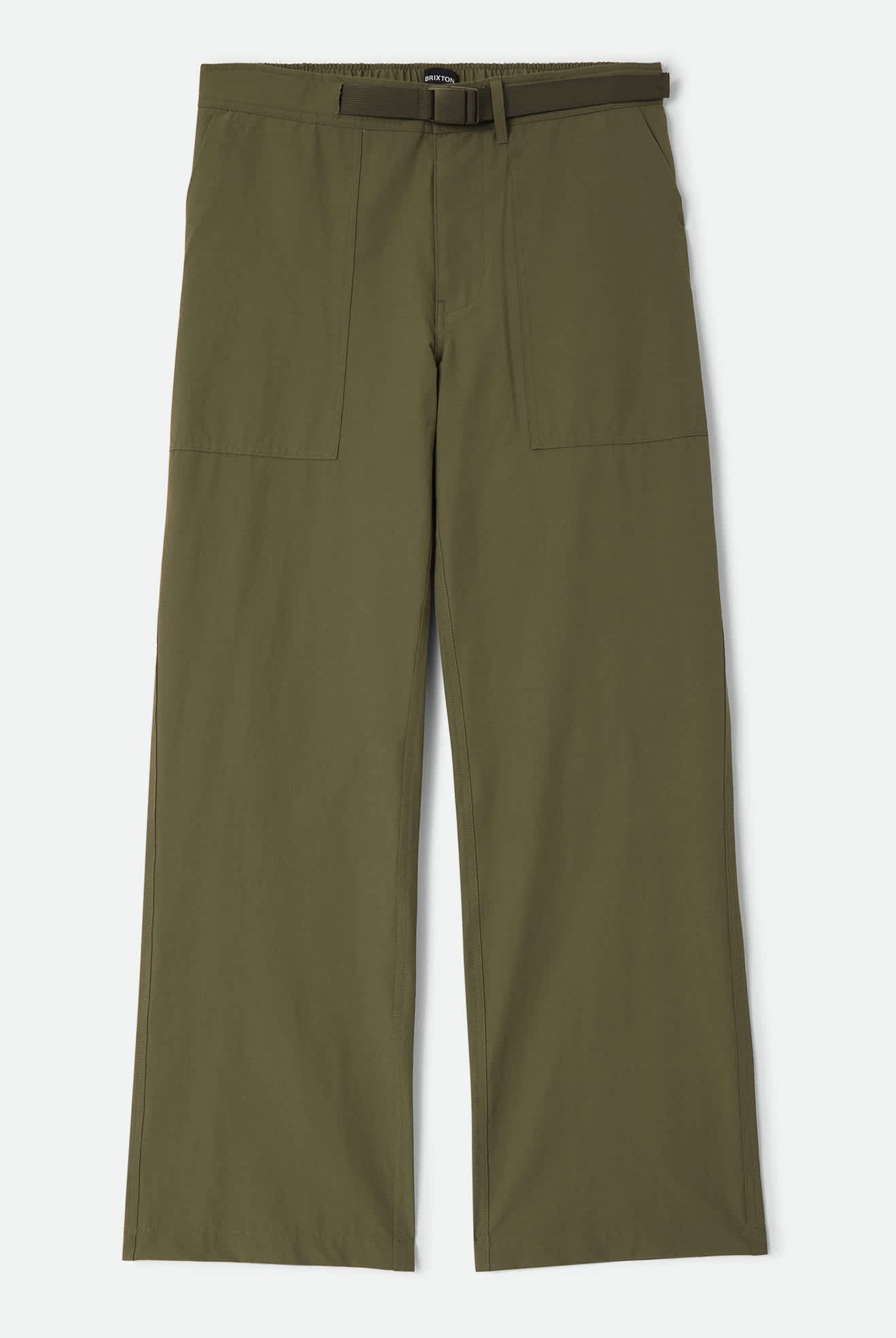 Men's Journey Utility Pant in the color Dark Olive/Olive Surplus - Front Product View