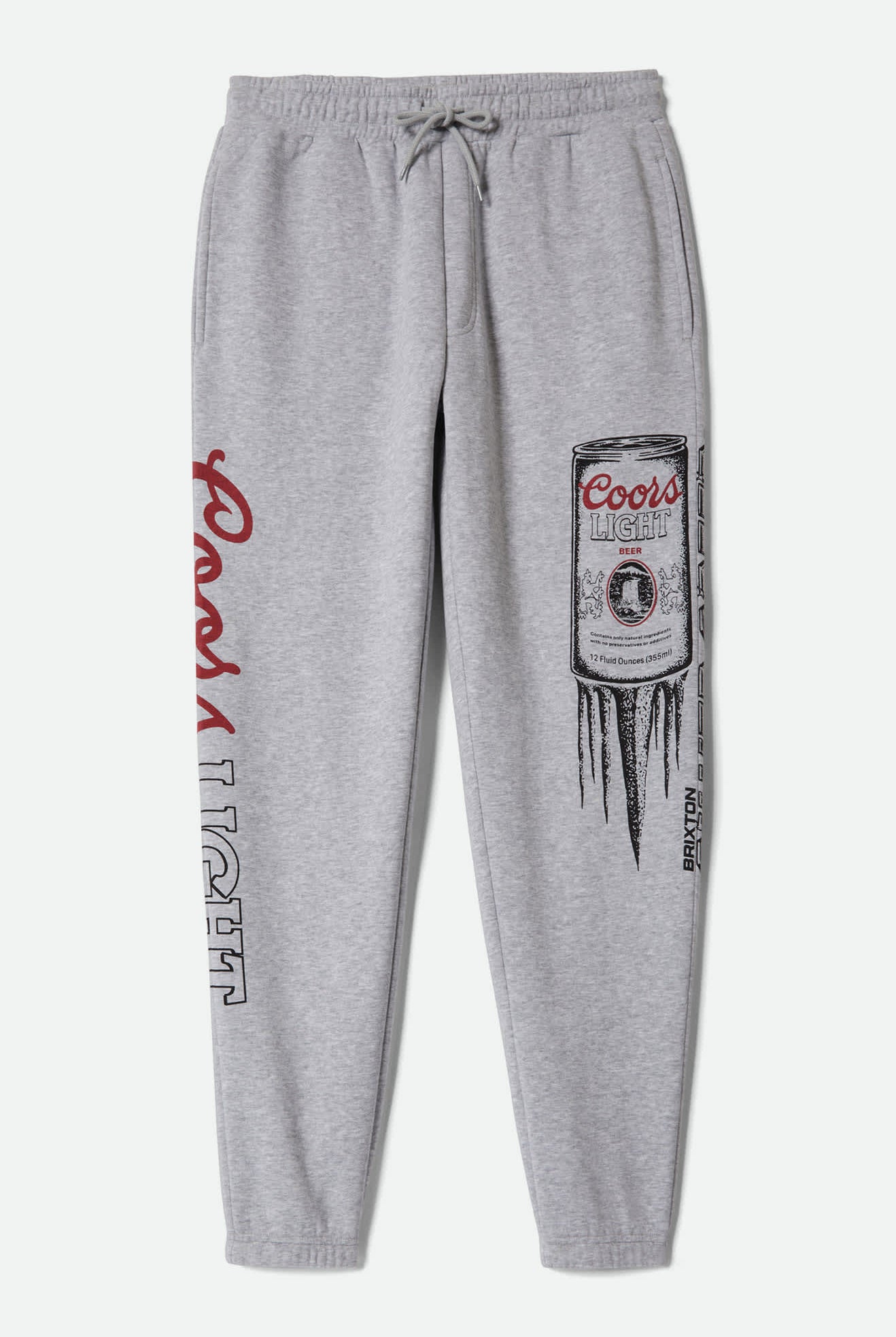 Men's Coors Light Silver Speed Sweatpant in the color Heather Grey - Front Product View