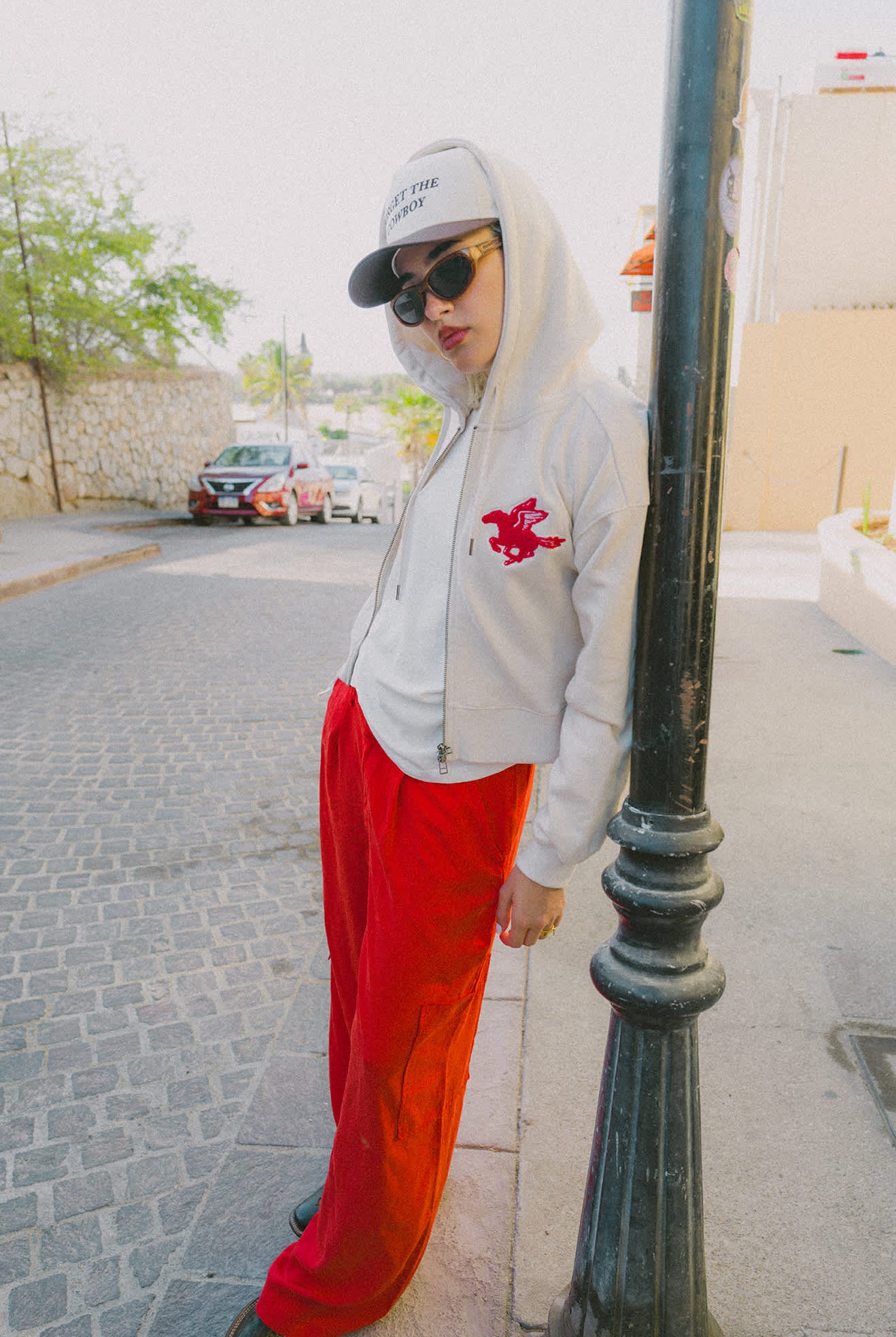 Unisex Forget The Cowboy NetPlus Snapback in the color Chocolate/Off White - Men's Lifestyle image