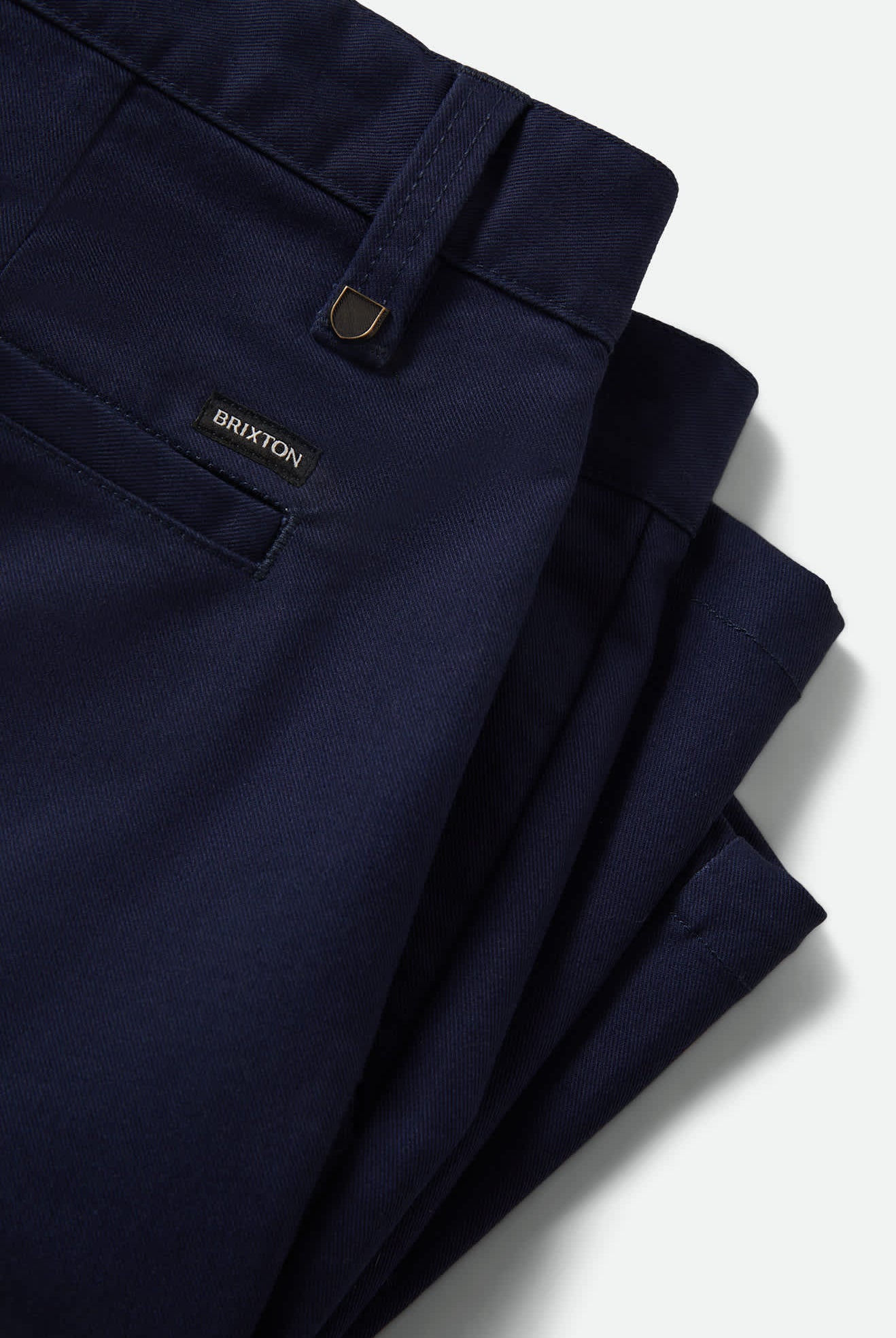 Men's Santo Chino Short in the color Midnight Blue - Additional Laydown image