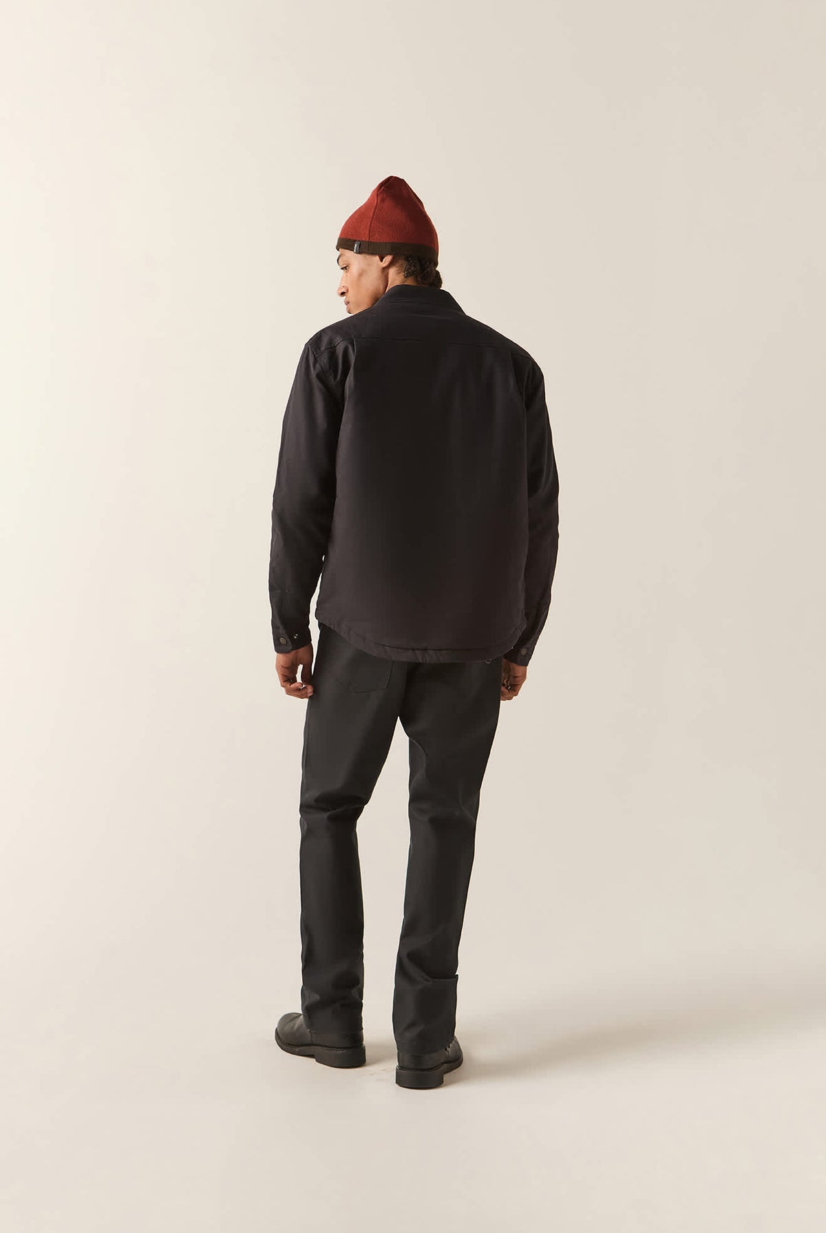 Men's Builders Stretch Lined Jacket in the color Black - Additional Fit image