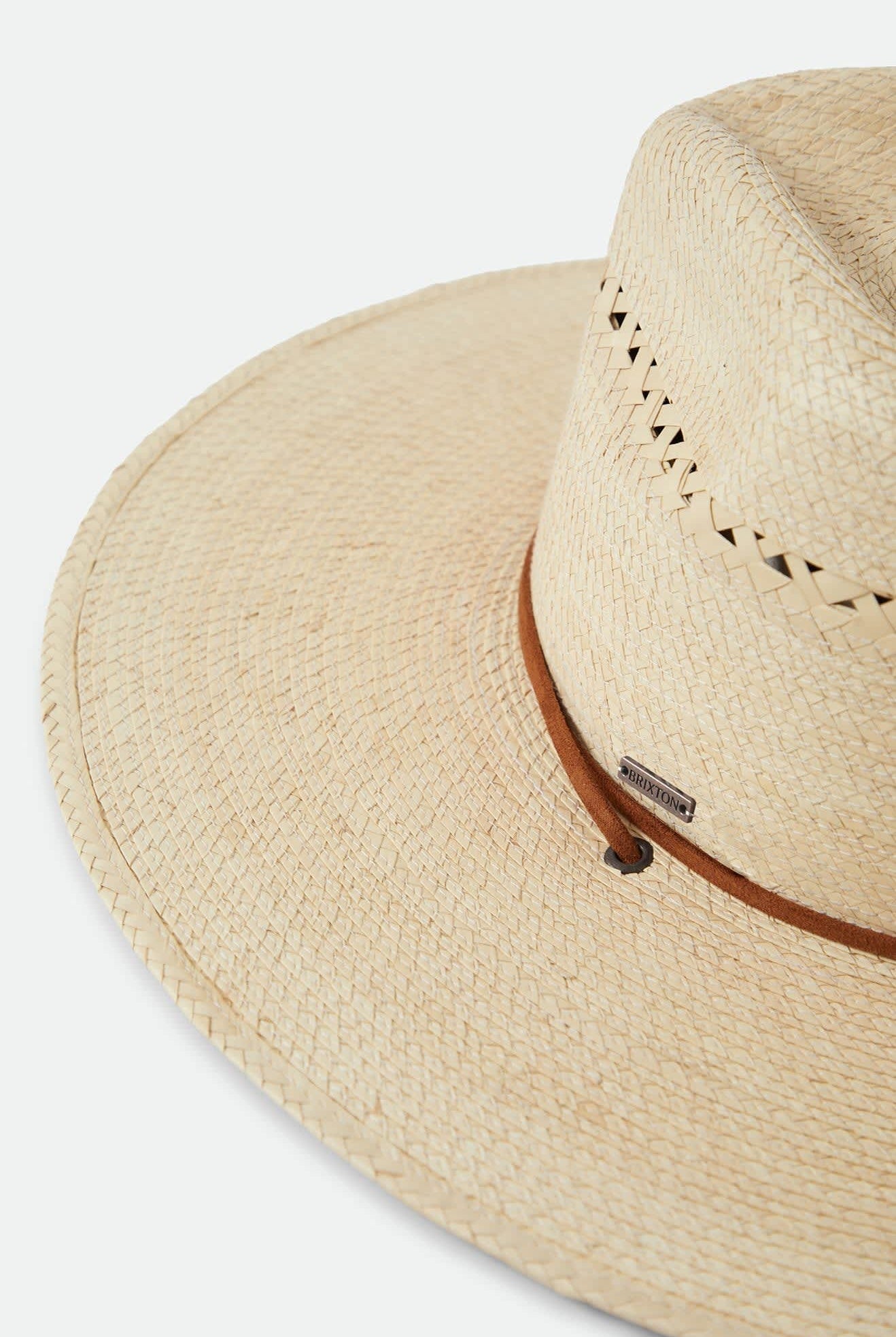 Unisex Beck Straw Rancher Hat in the color Natural - Additional Laydown image