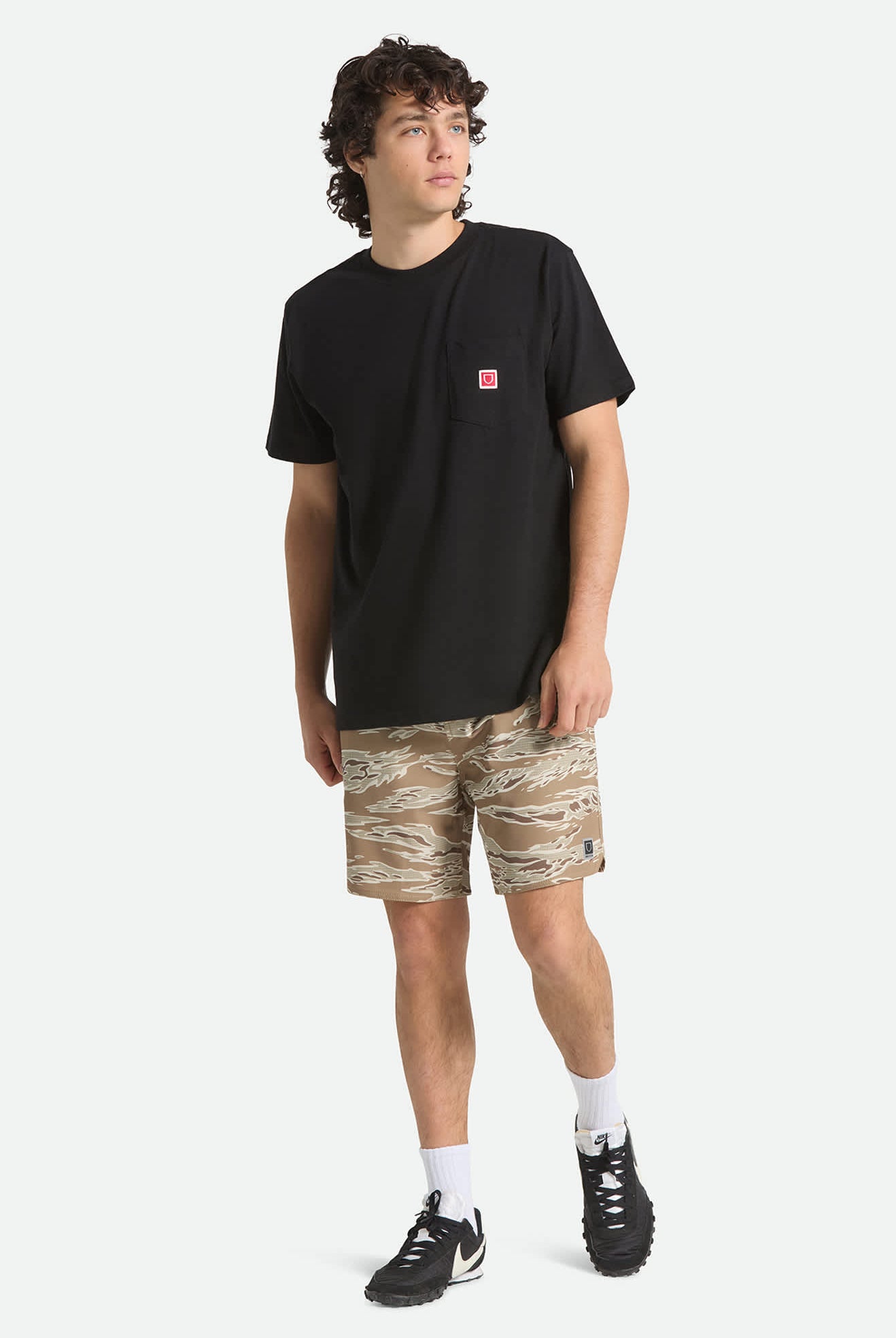 Men's Journey Active Short in the color Desert Tiger Camo - Men's Front View