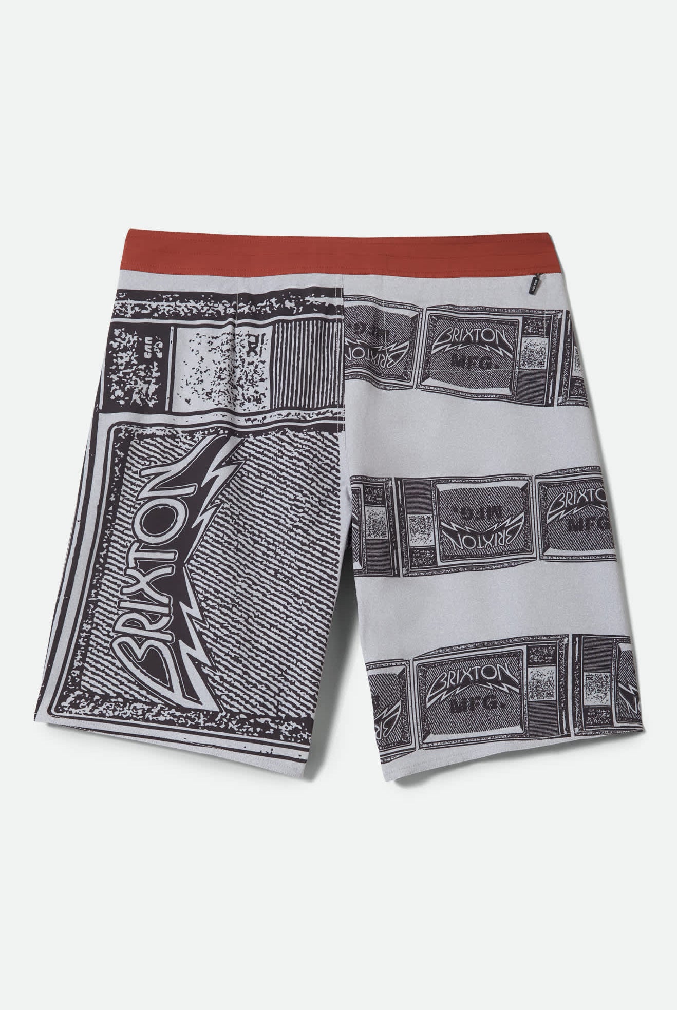 Men's Blitz Boardshort 21" in the color TV Checker/Amber Terrian - Additional Laydown image
