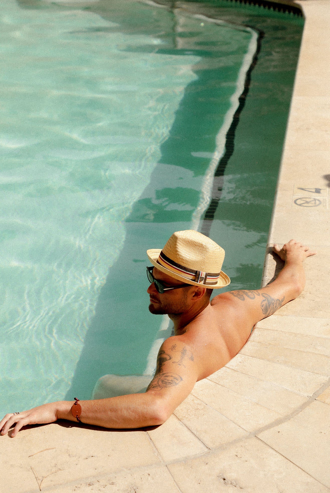 Unisex Castor Fedora in the color Tan - Men's Lifestyle image