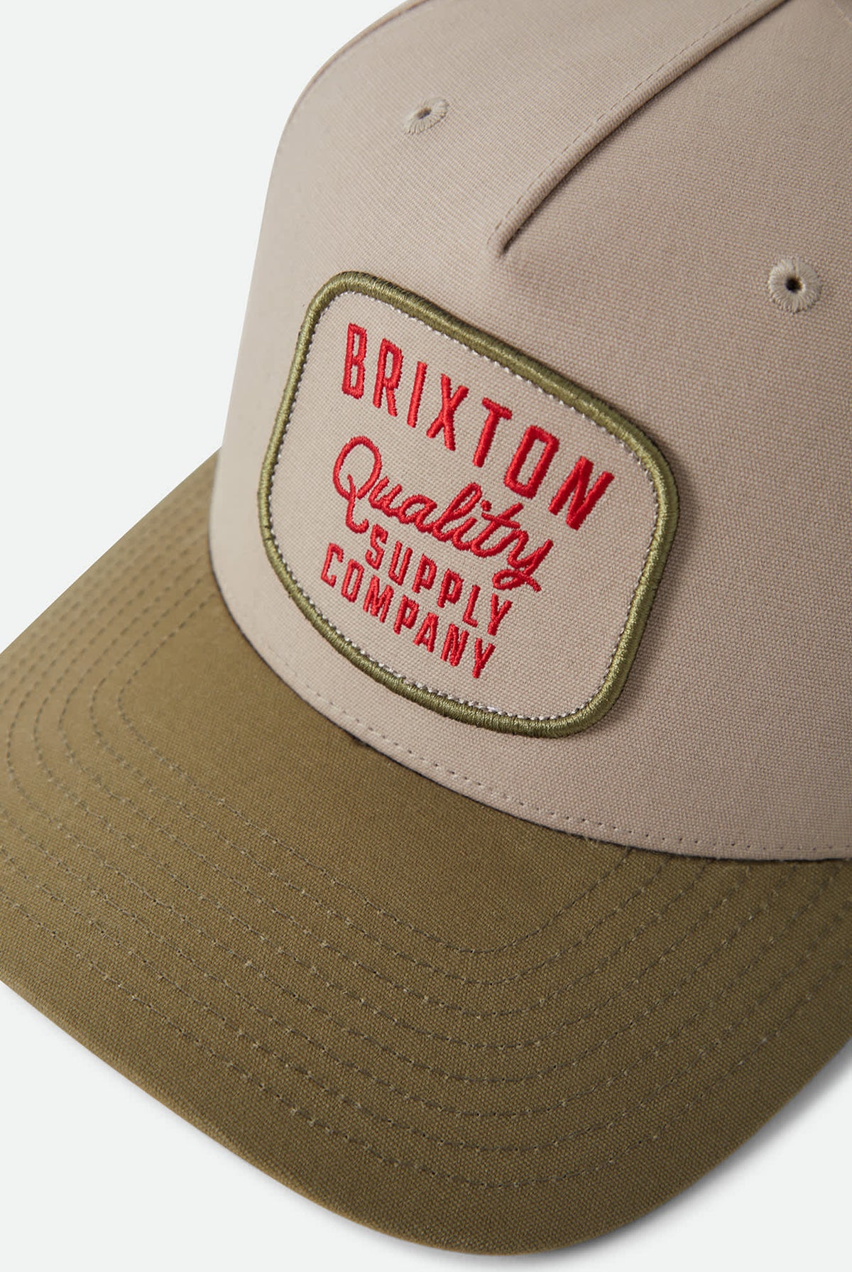 Unisex Hubal Snapback in the color Khaki/Dark Olive - Additional Laydown image