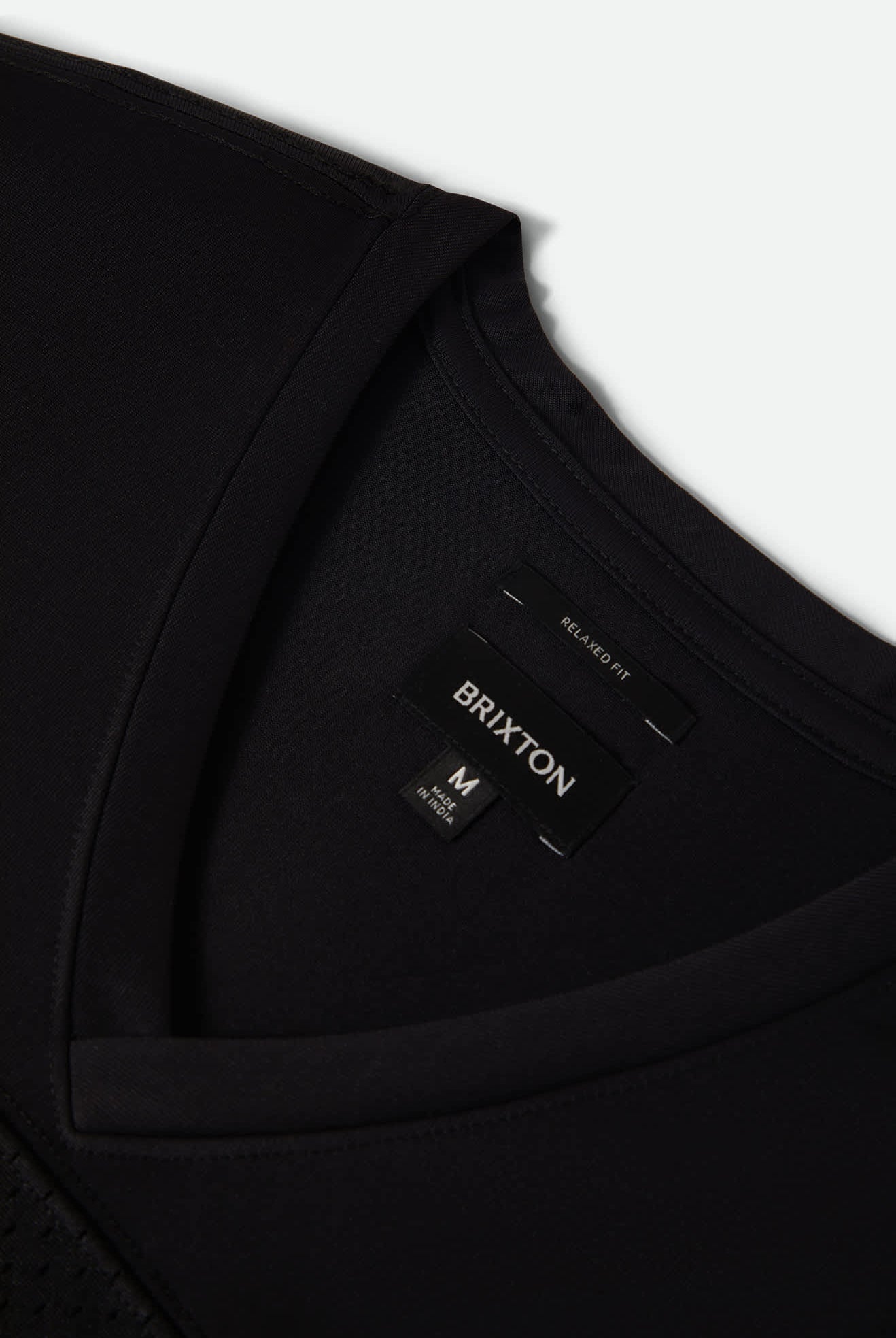 Men's Baggy Mesh Practice Jersey in the color Black/White Chippa - Additional Laydown image