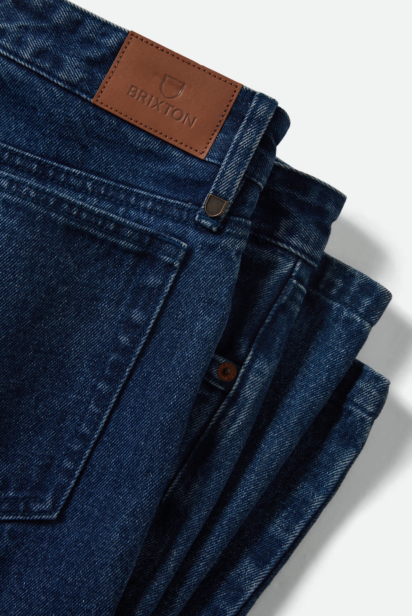 Men's Builders 5-Pocket Pant in the color Medium Wash Denim - Additional Laydown image