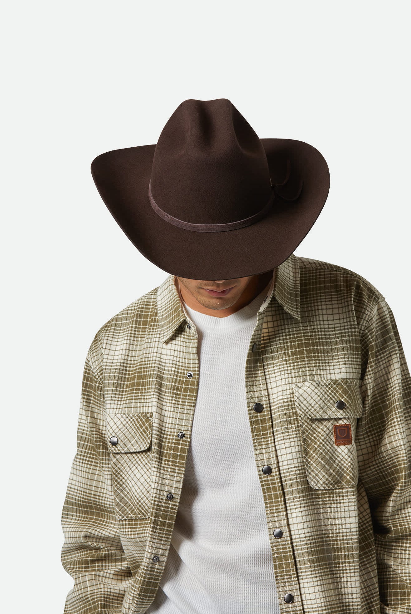 Unisex Laredo Cowboy Hat in the color Dark Brown - Additional Fit image