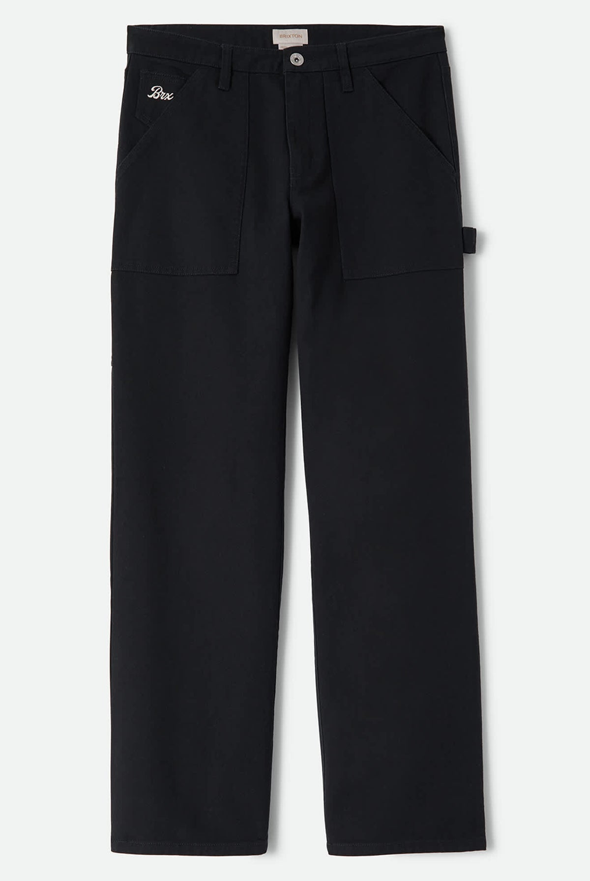Women's Essex Embroidered Painter Pant in the color Black - Front Product View
