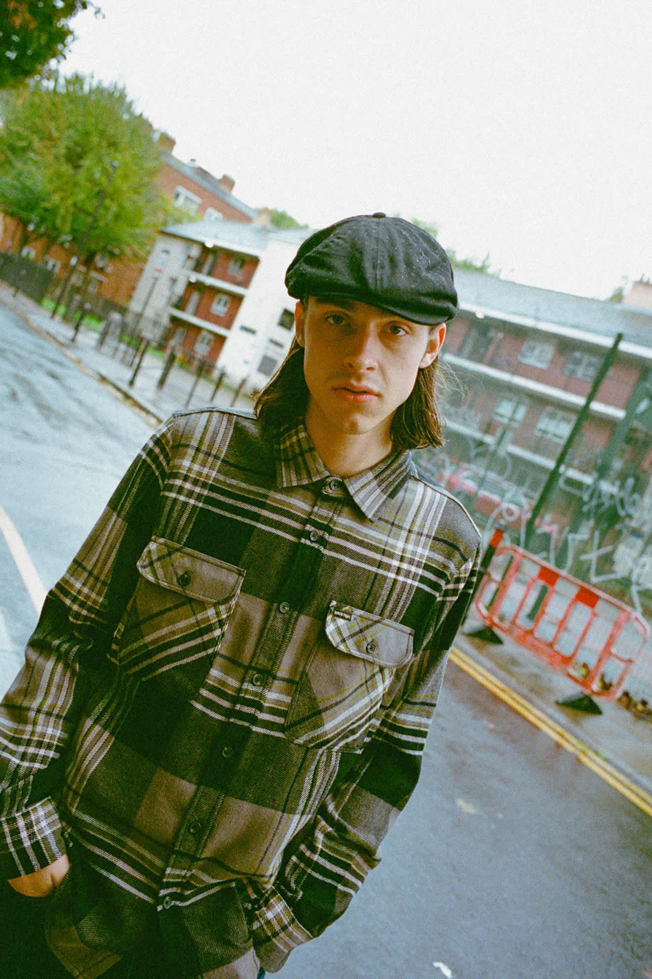 Unisex Brood Newsboy Cap in the color Black - Men's Lifestyle image