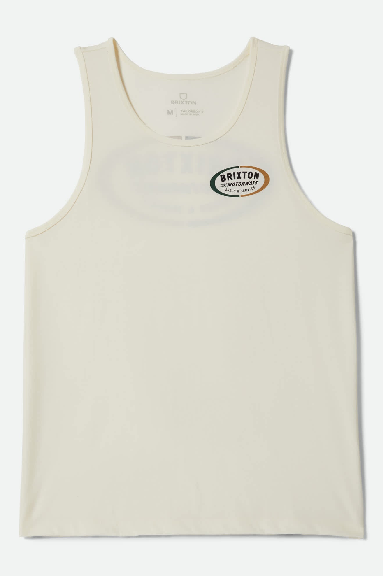 Men's Rhett Tank Top in the color Off White - Front Product View