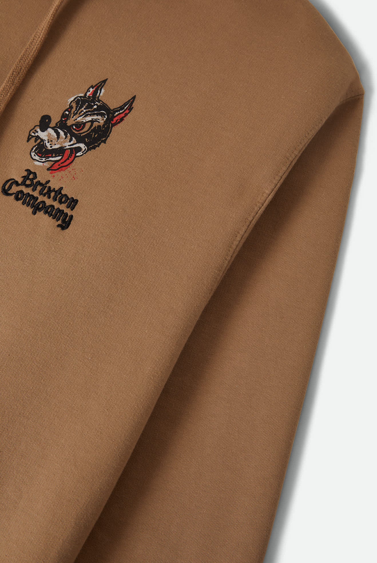 Men's Dawg Hoodie in the color Sandstone - Additional Laydown image