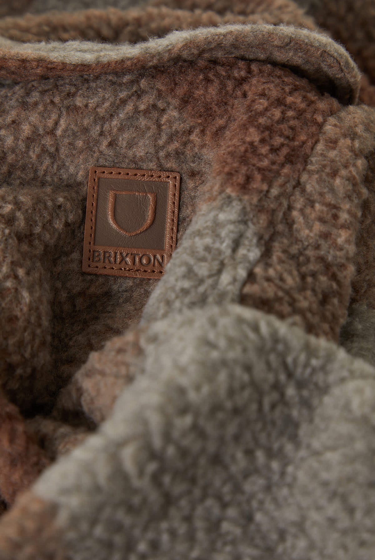 Men's Bowery Arctic Stretch Fleece in the color Pine Brown/Taupe - Additional Laydown image