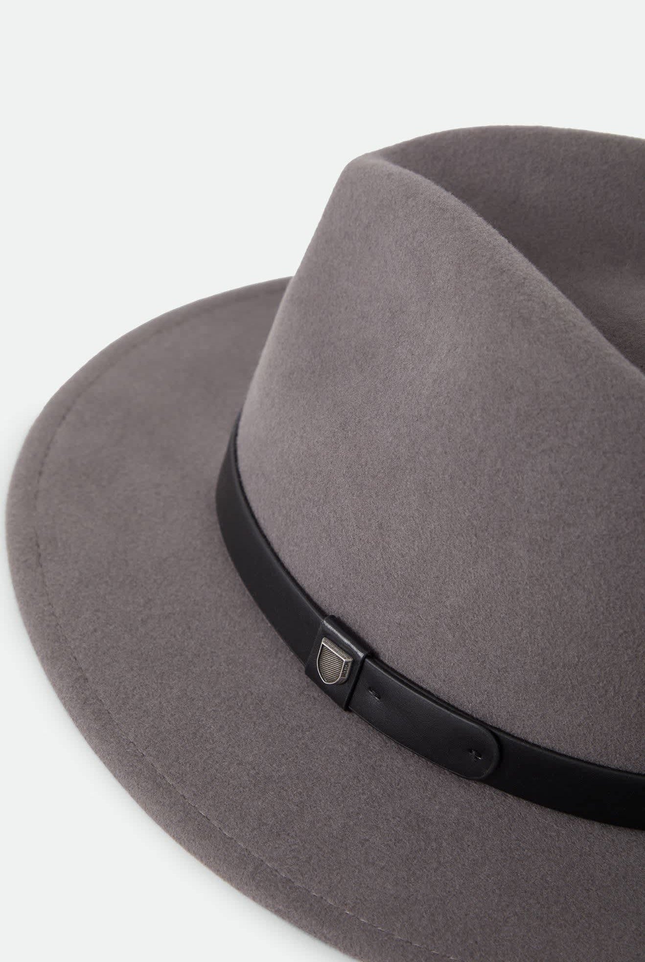 Unisex Messer Fedora in the color Grey/Grey - Additional Laydown image