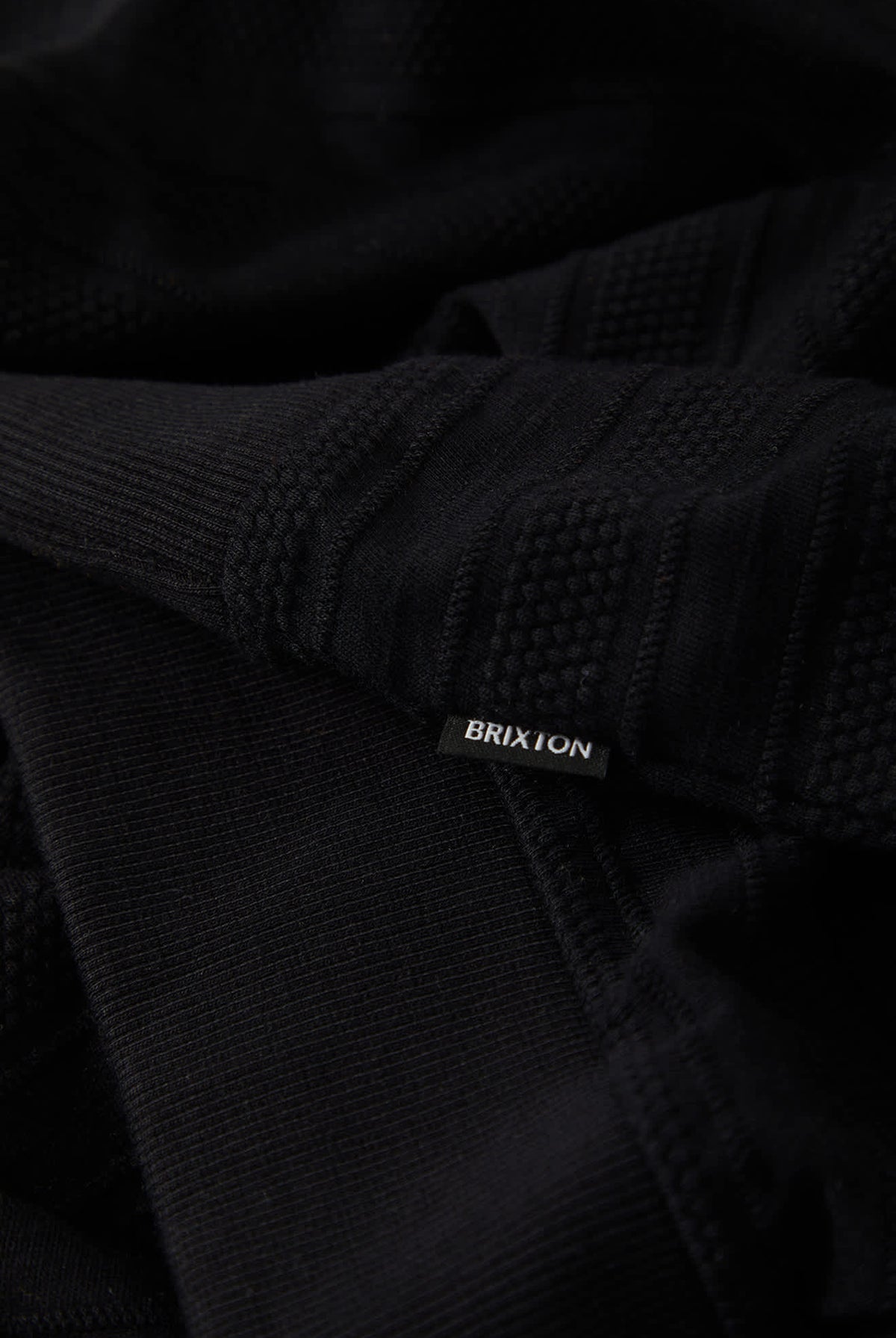 Men's Stereo Polo in the color Black - Additional Laydown image