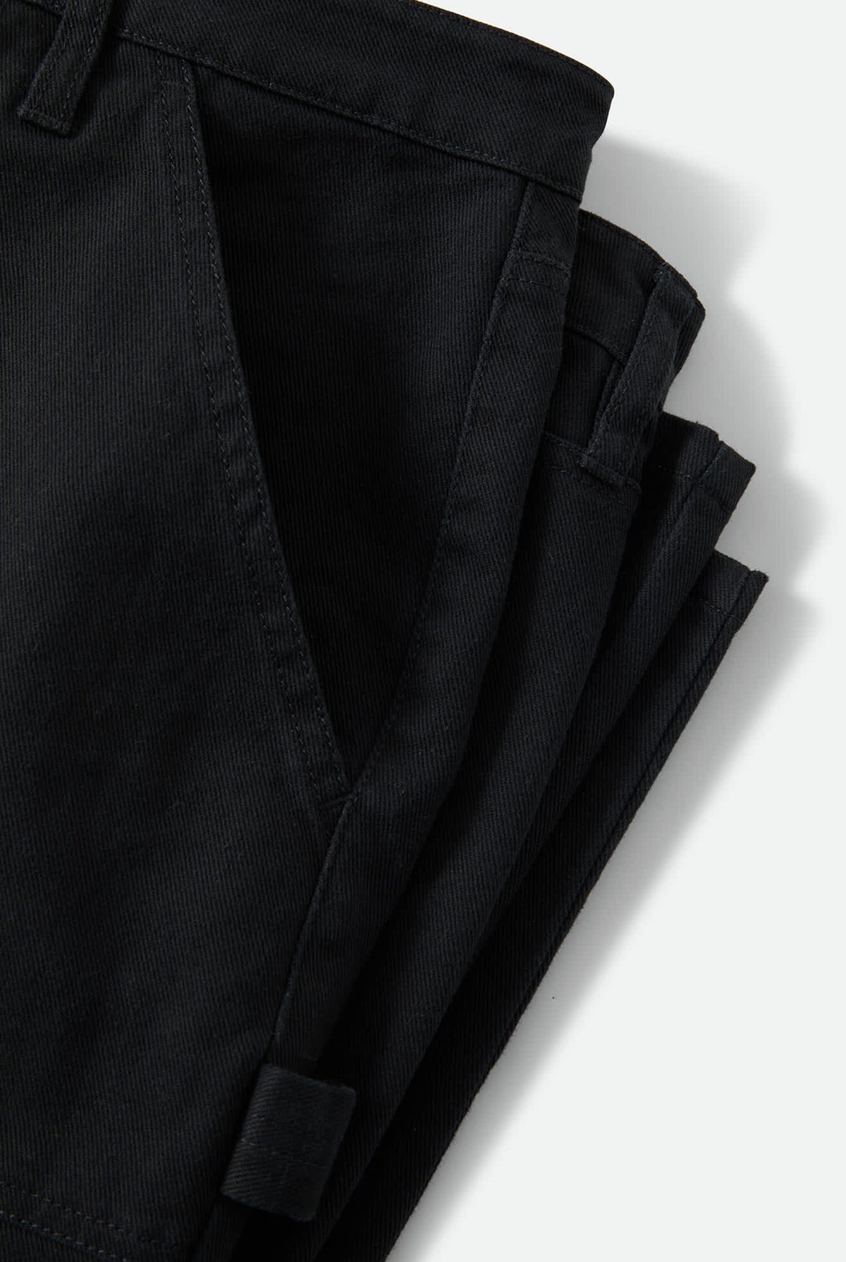 Women's Essex Embroidered Painter Pant in the color Black - Additional Laydown image