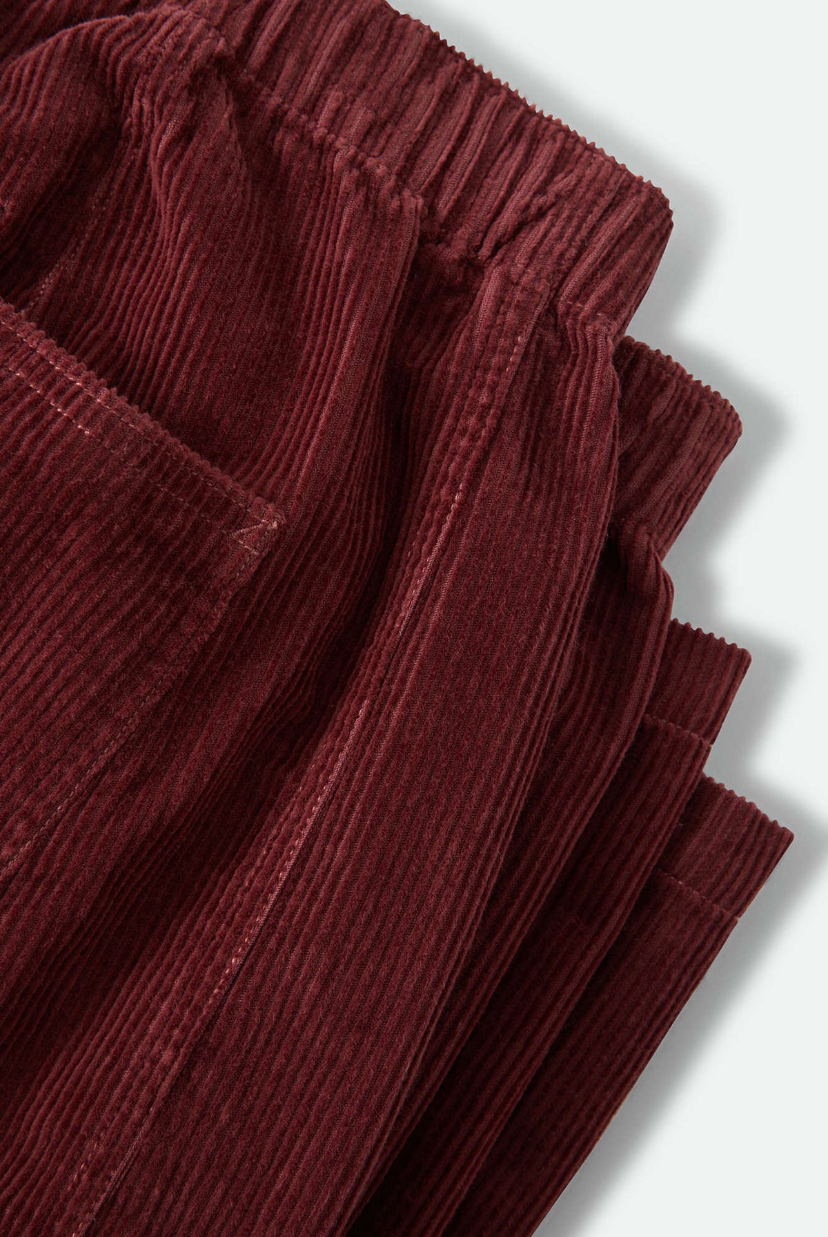 Women's Utility Everyday Barrel Pant in the color Wild Ginger Cord - Additional Laydown image
