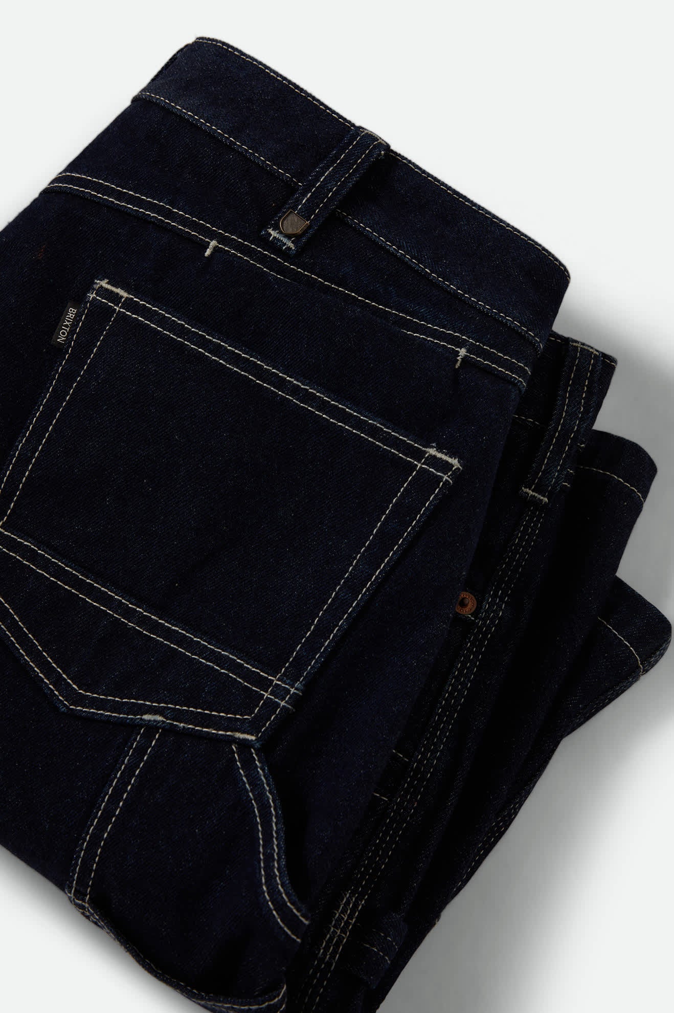 Men's Builders Carpenter Baggy Short in the color Rinse Denim - Additional Laydown image