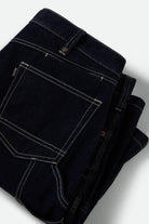 Men's Builders Carpenter Baggy Short in the color Rinse Denim - Additional Laydown image