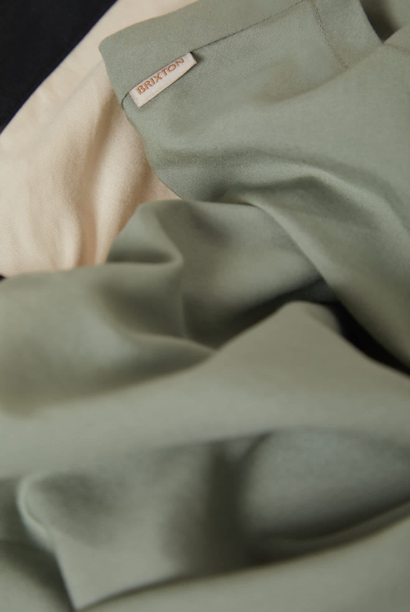 Women's Sunset Tie Slip Dress in the color Sage Green/Whitecap - Additional Laydown image