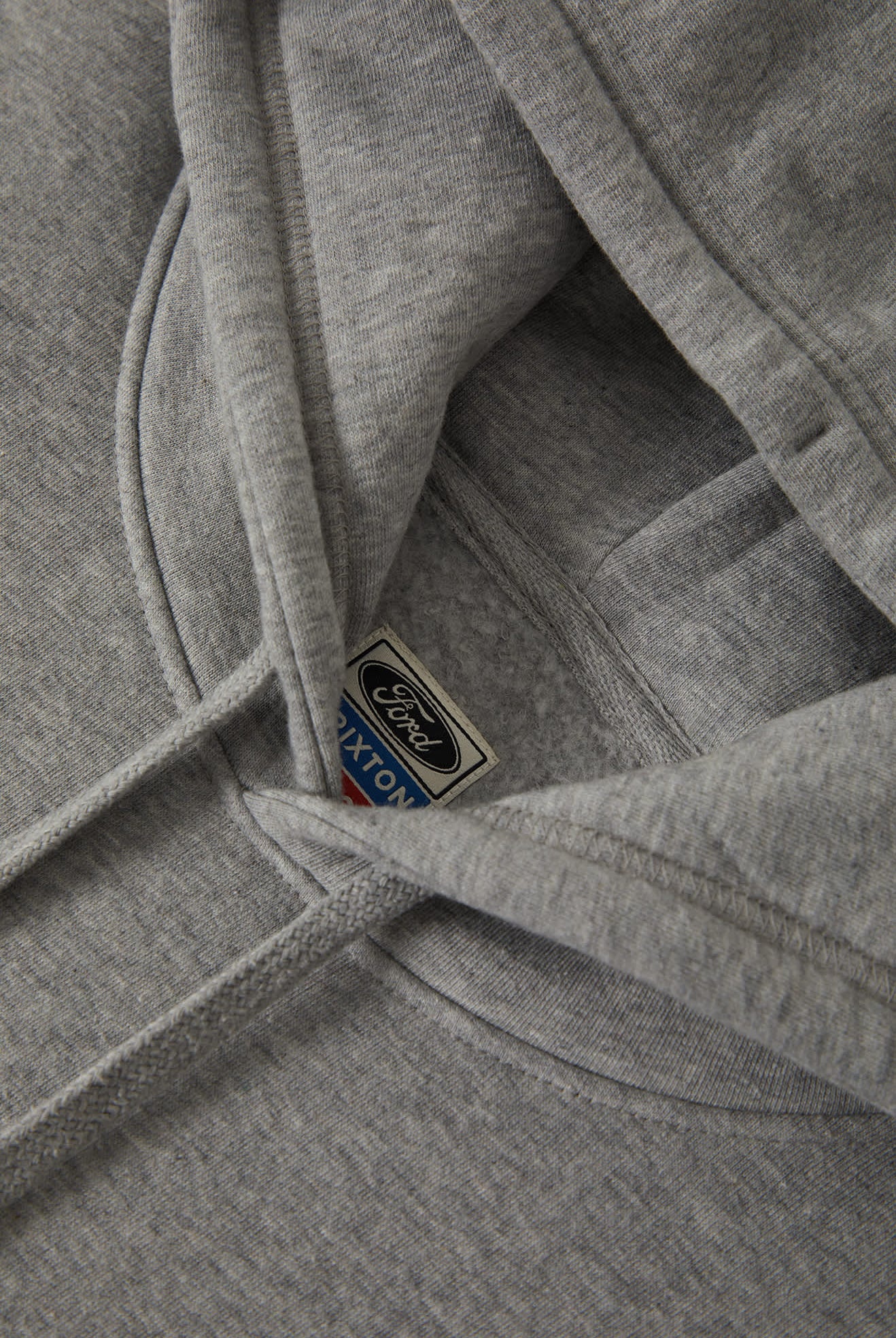 Men's Ford Mustang Hood in the color Heather Grey - Additional Laydown image