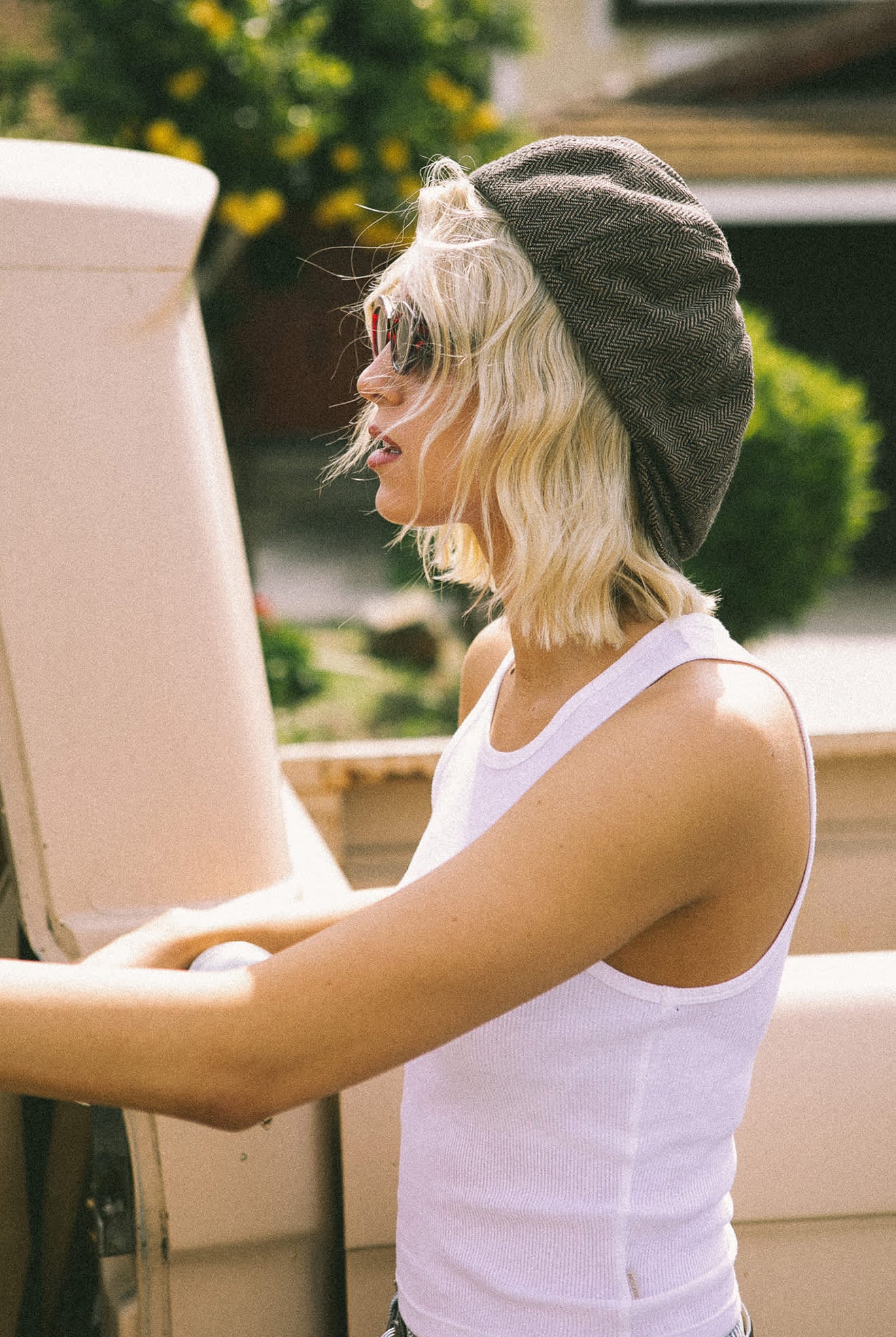 Unisex Brood Newsboy Cap in the color Brown/Khaki - Men's Lifestyle image