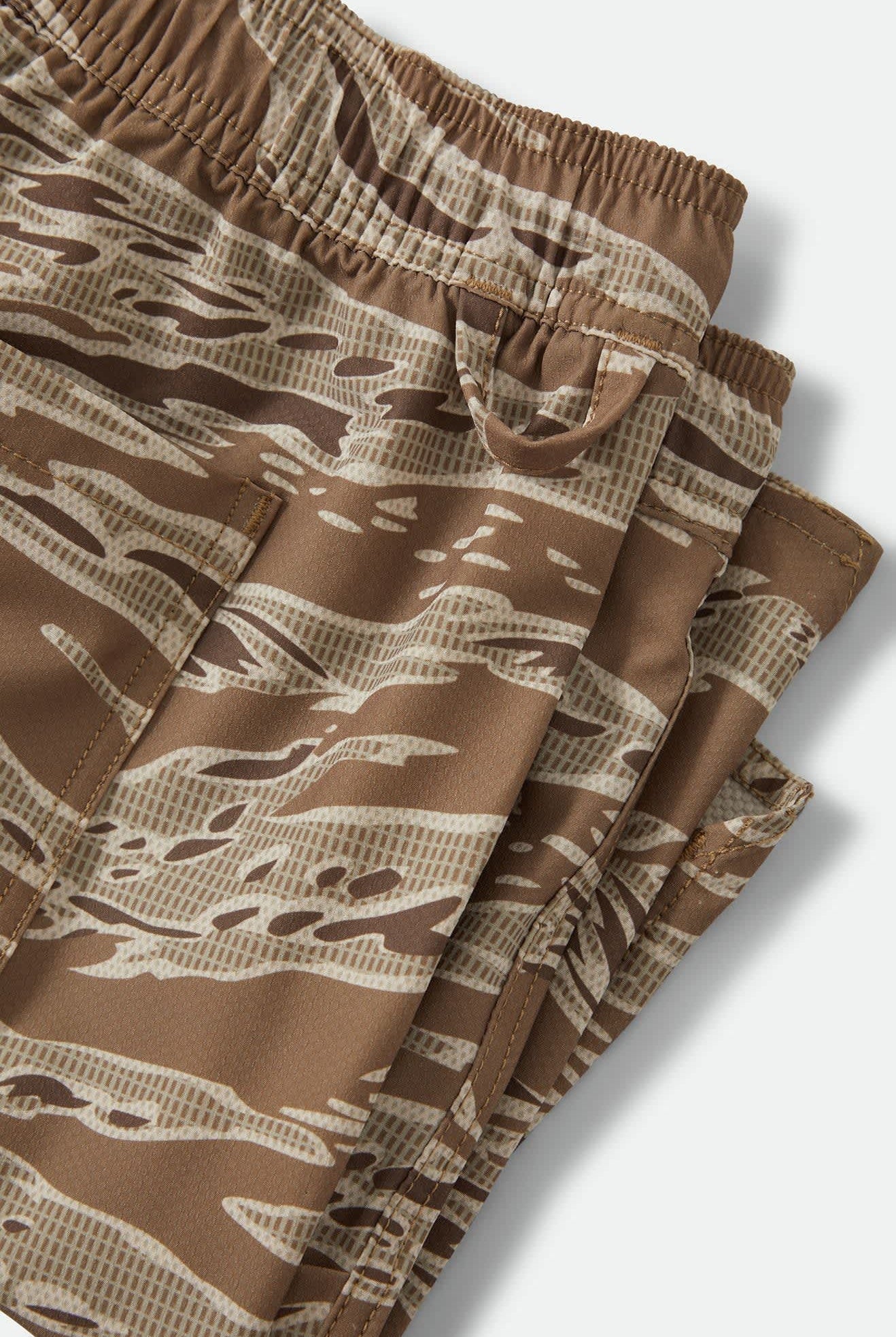Men's Journey Active Short in the color Desert Tiger Camo - Additional Laydown image