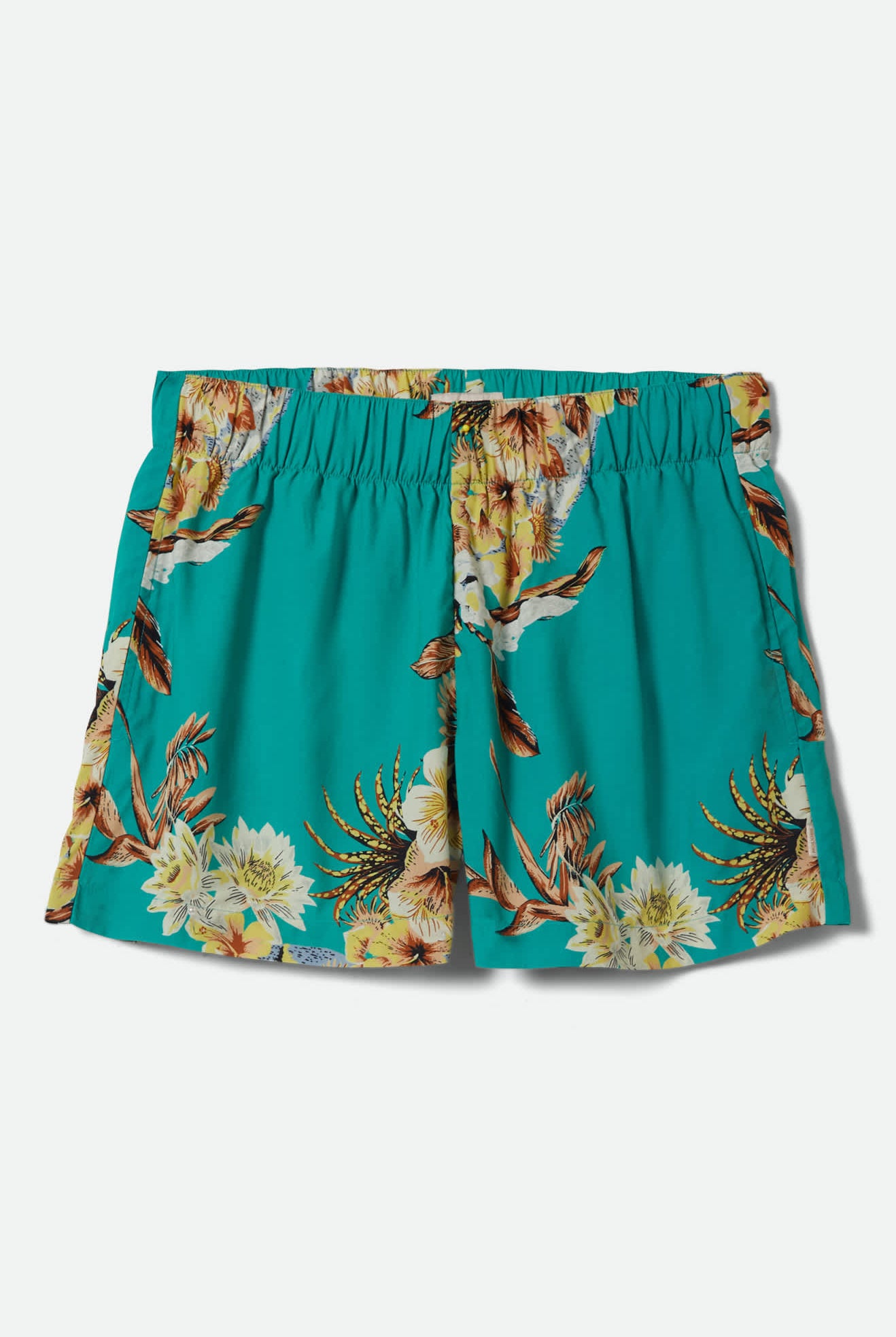 Women's Campos Lounge Short in the color Retro Green Flor Campos - Front Product View