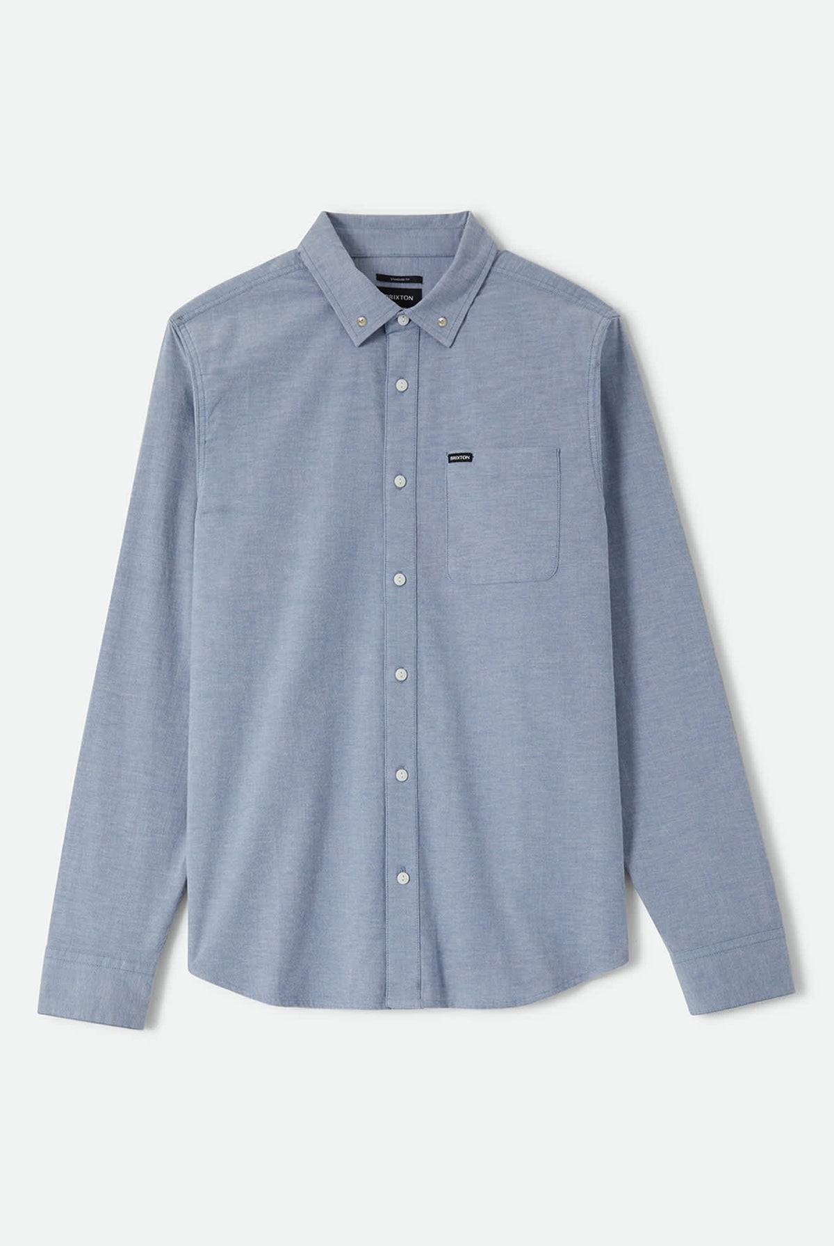 Men's Sanford Shirt in the color Dusty Blue - Front Product View