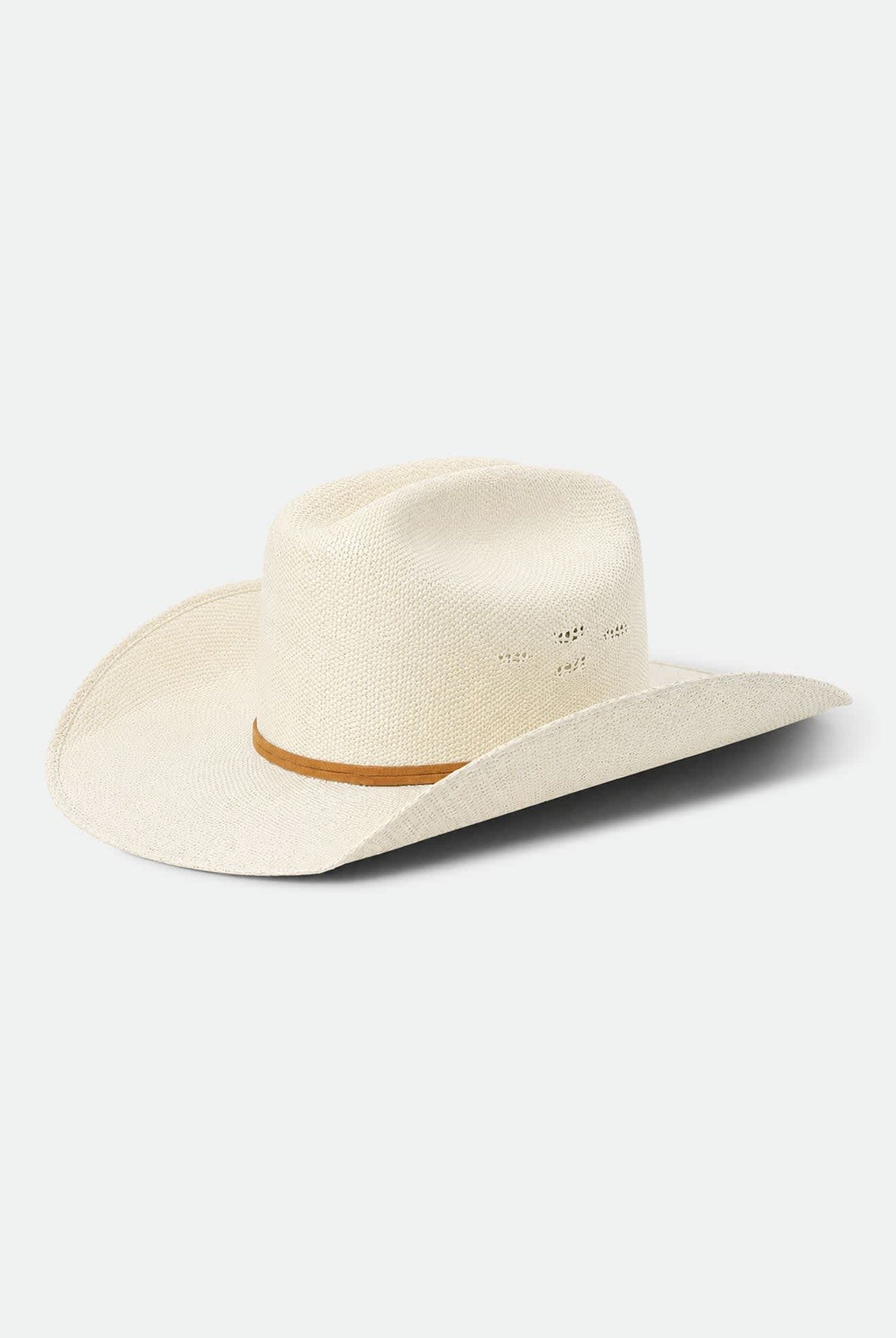 Unisex Laredo Straw Cowboy Hat in the color Bone - Front Product View