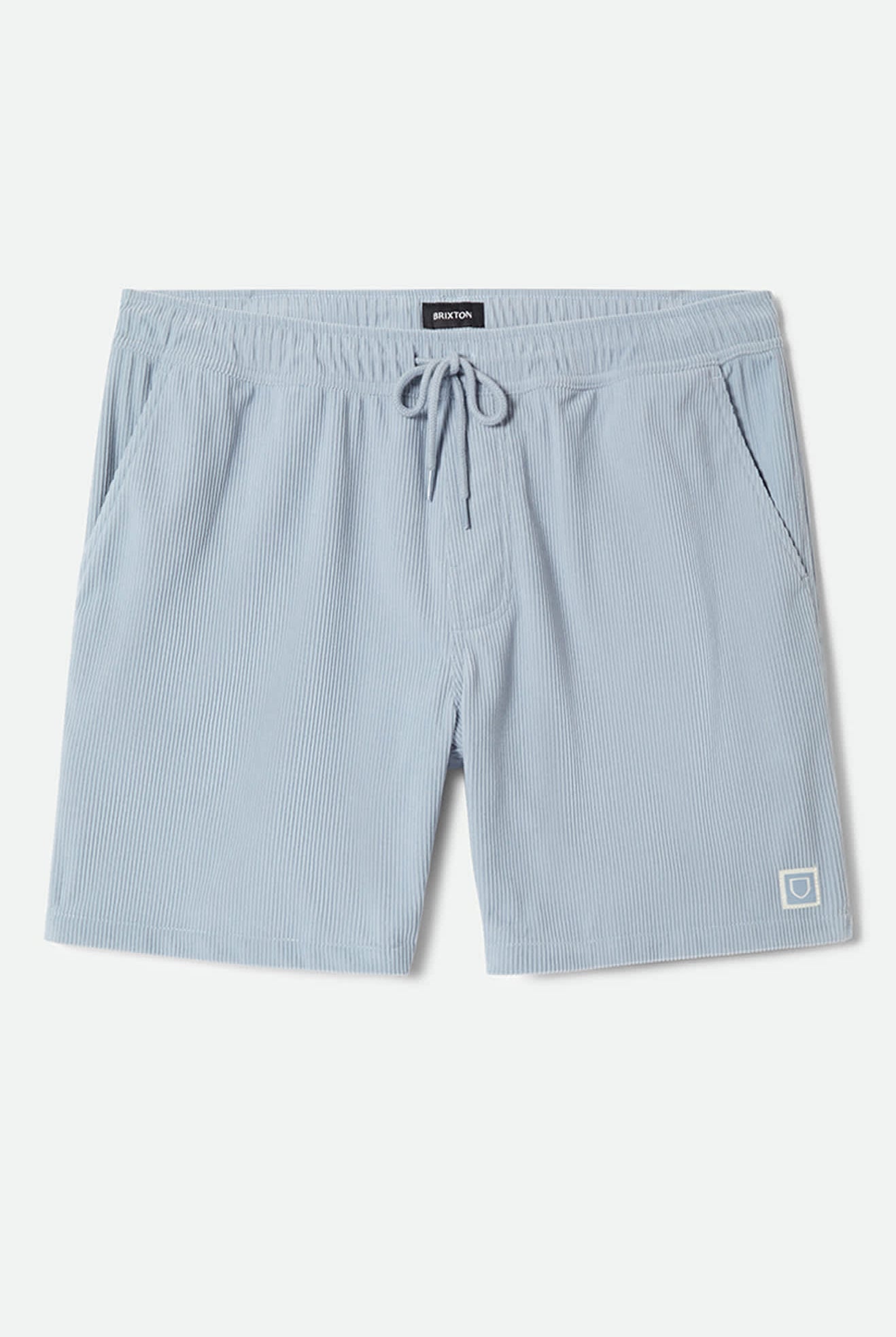 Men's Everyday Corduroy Short in the color Dusty Blue - Front Product View