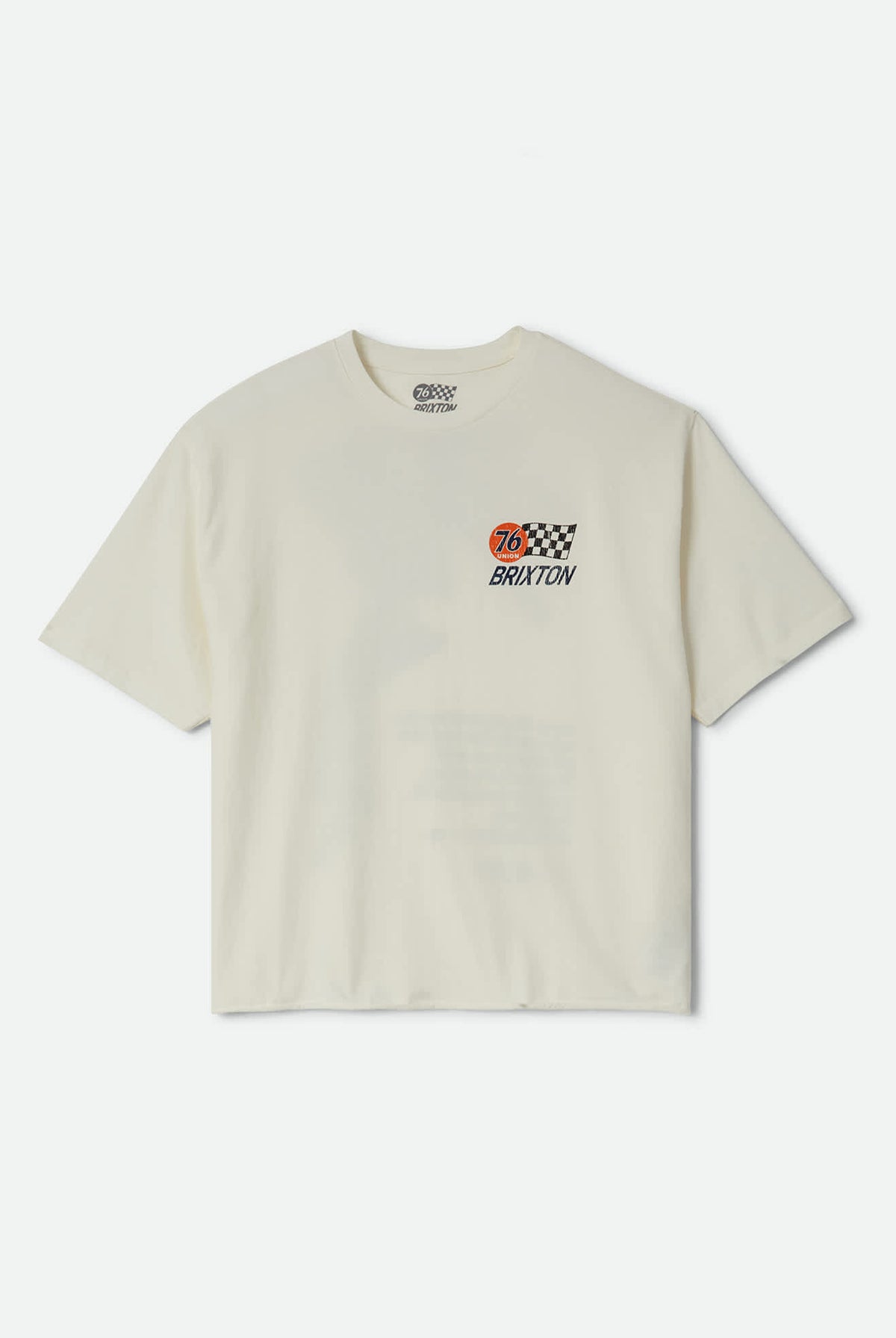 Men's 76 Finish Line Relaxed T-Shirt in the color Washed Off White - Front Product View