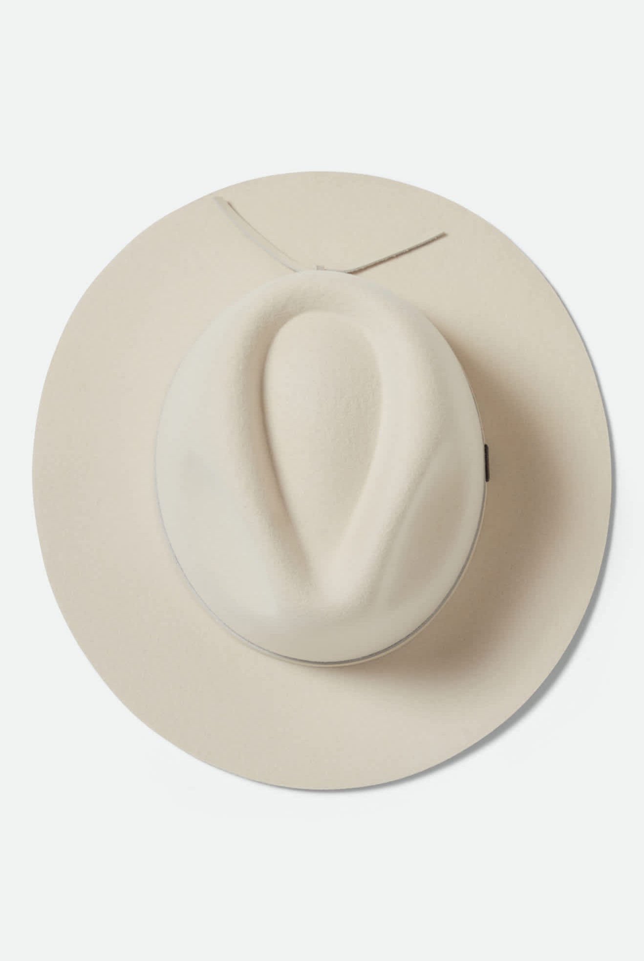 Women's Wesley Fedora in the color Off White - Additional Laydown image