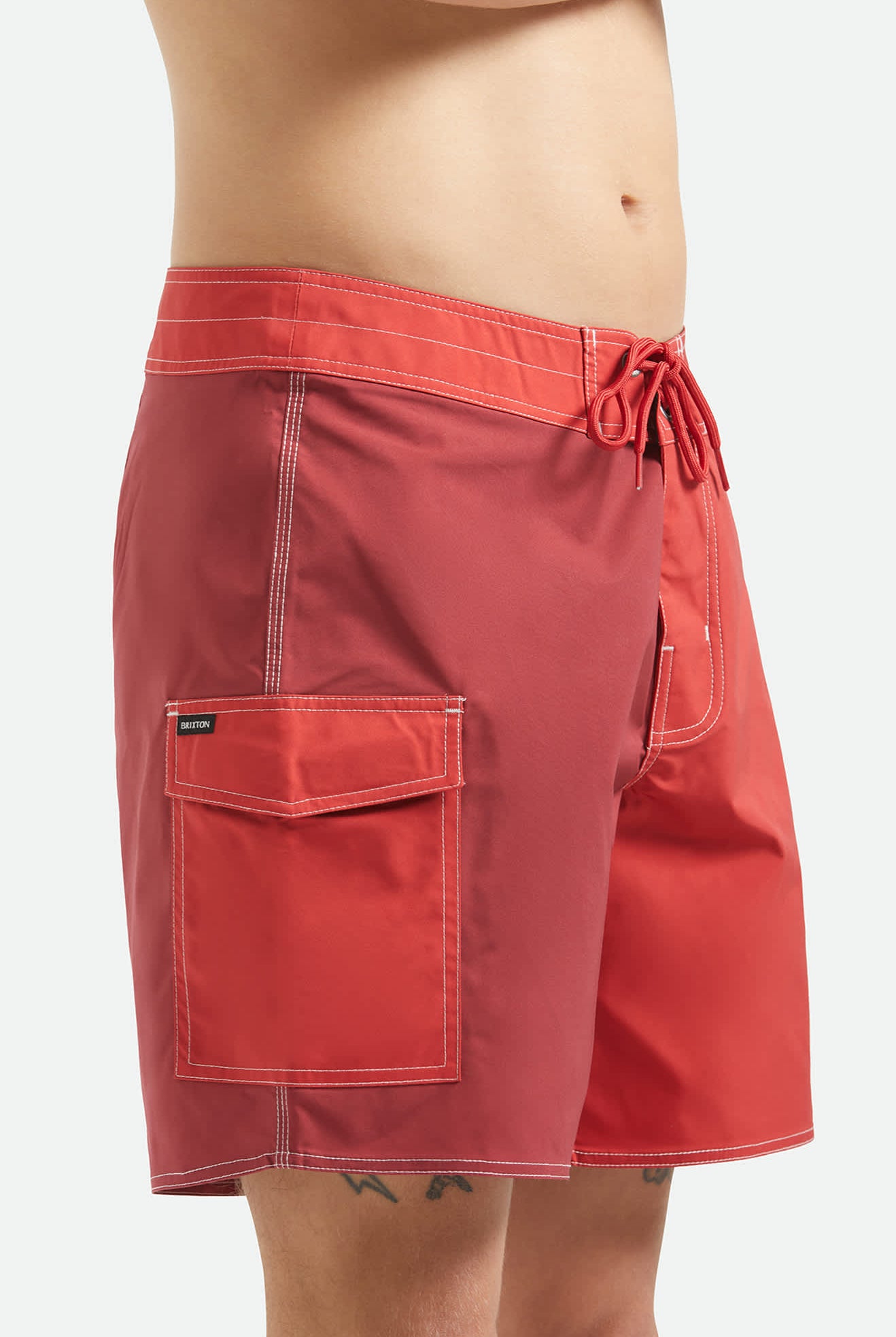 Men's Classic Trunk 17" in the color Adrenaline Rush/Robust Red - Additional Fit image