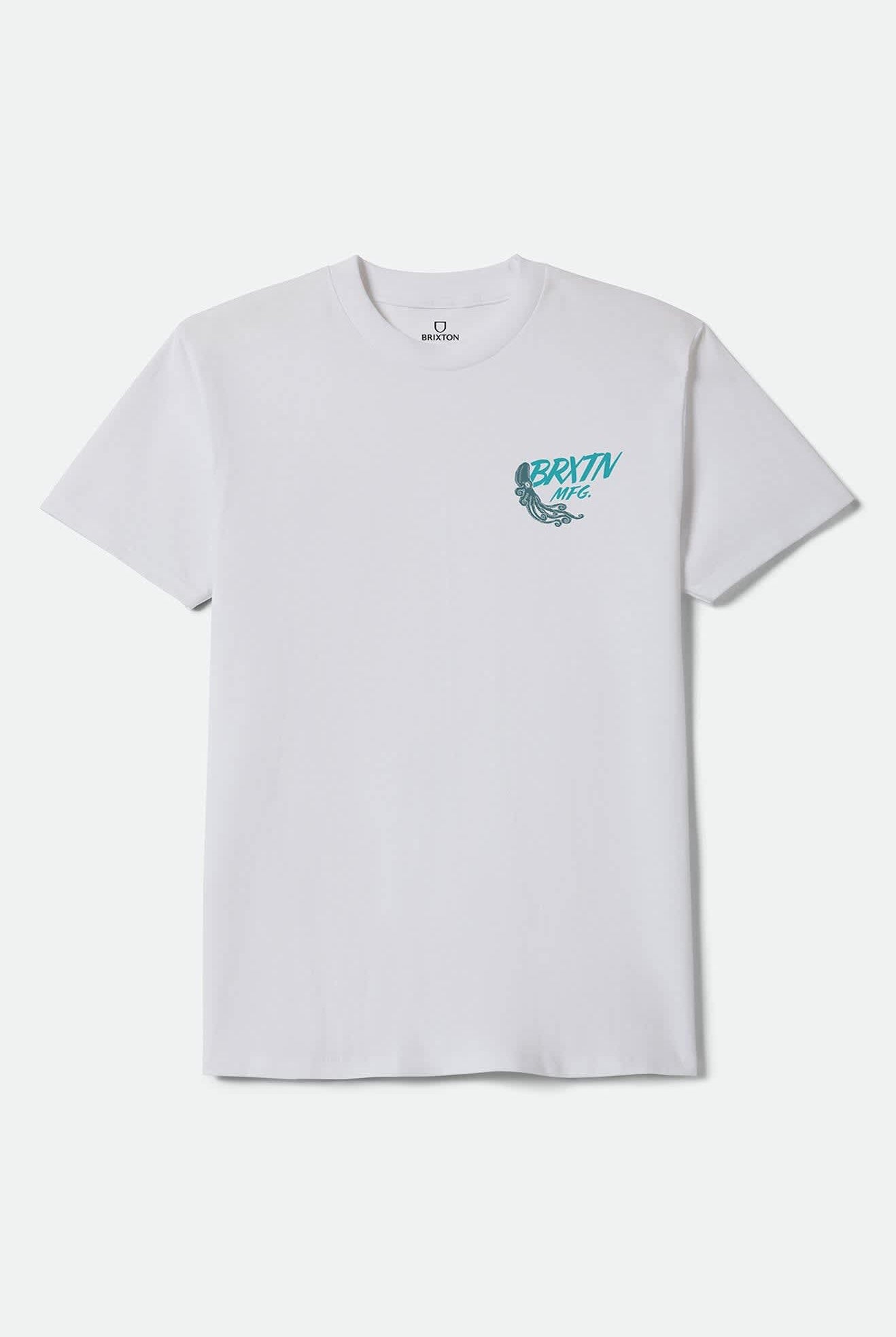 Men's Lagoon Standard T-Shirt in the color White - Front Product View