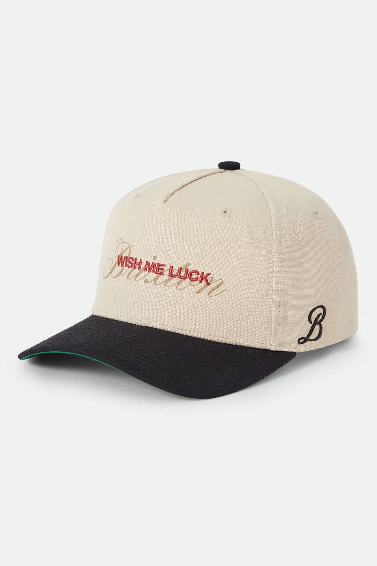 Women's Wish Me Luck Snapback in the color Whitecap/Black - Front Product View