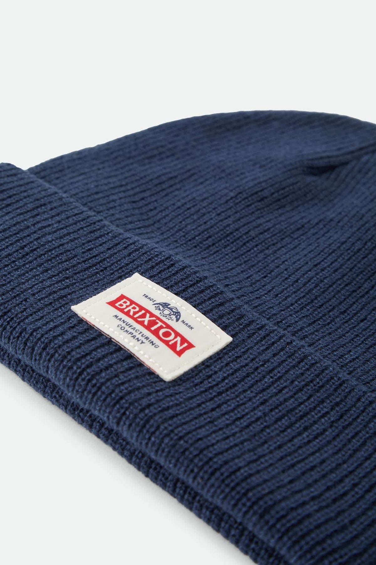 Unisex Trademark Beanie in the color Washed Navy - Additional Laydown image