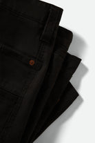 Men's Builders Carpenter Baggy Short in the color Washed Black - Additional Laydown image