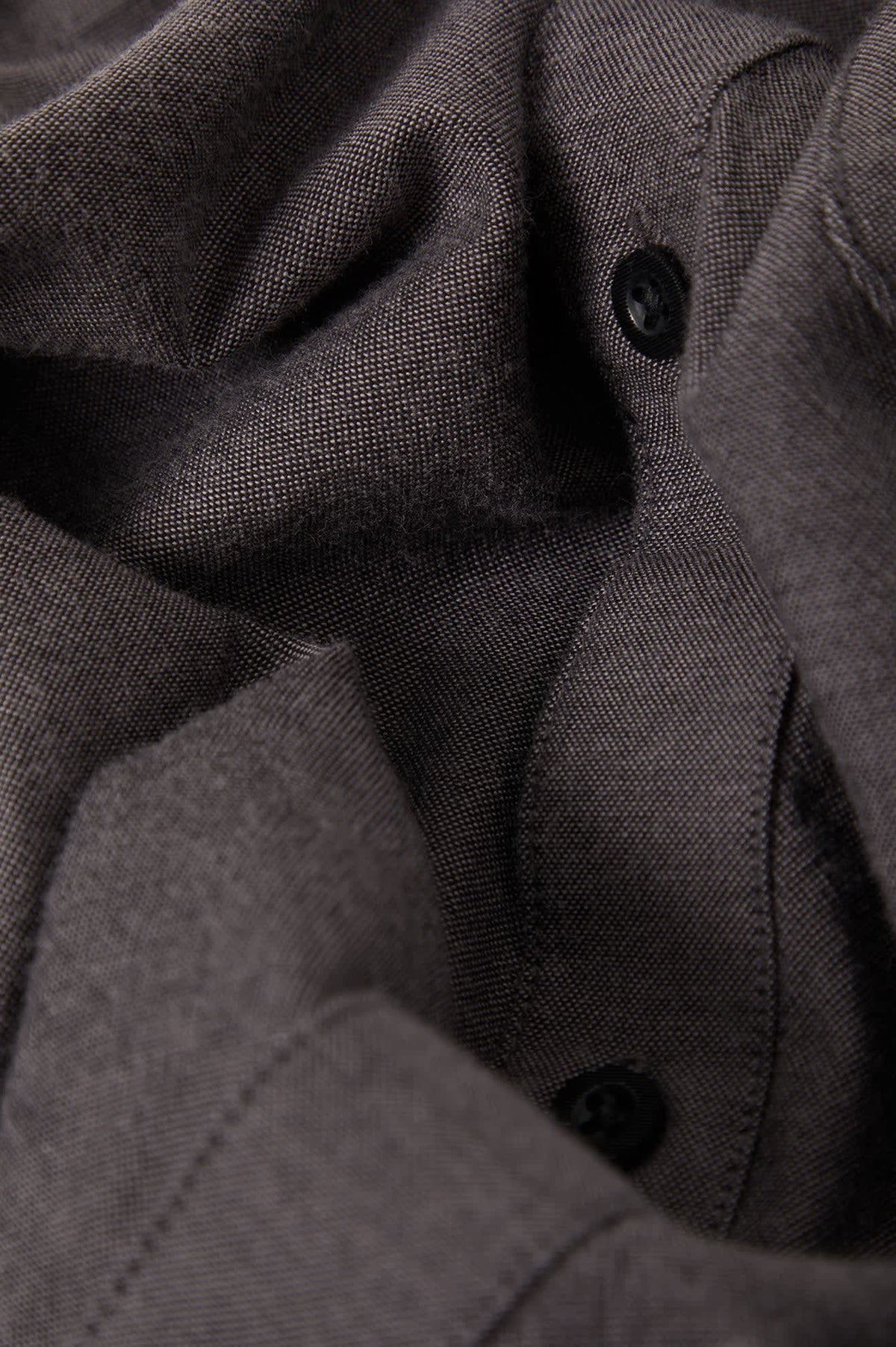 Men's Sanford Oxford Shirt in the color Charcoal - Additional Laydown image