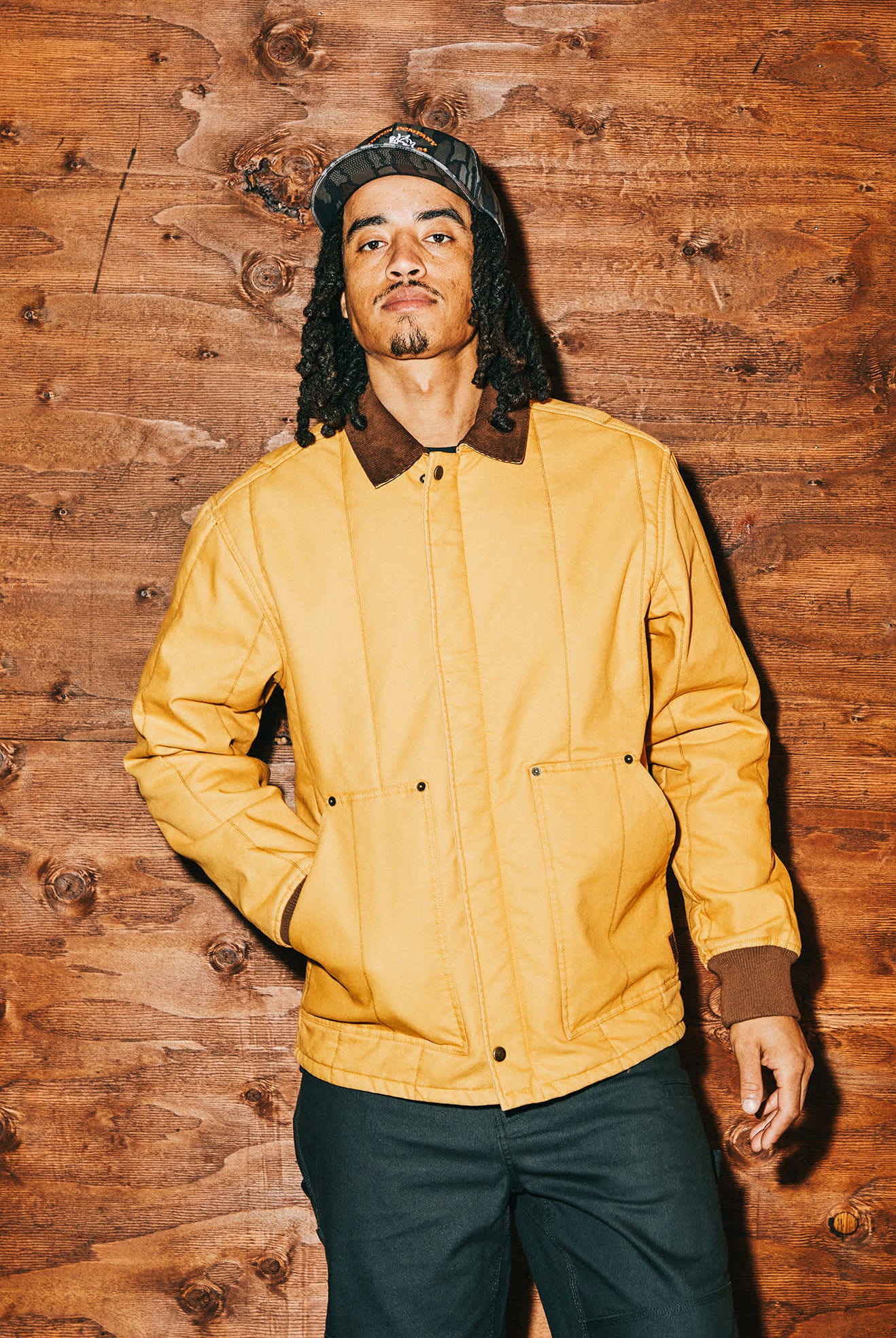 Men's Builders Ranch Jacket in the color Spruce Yellow - Men's Lifestyle image