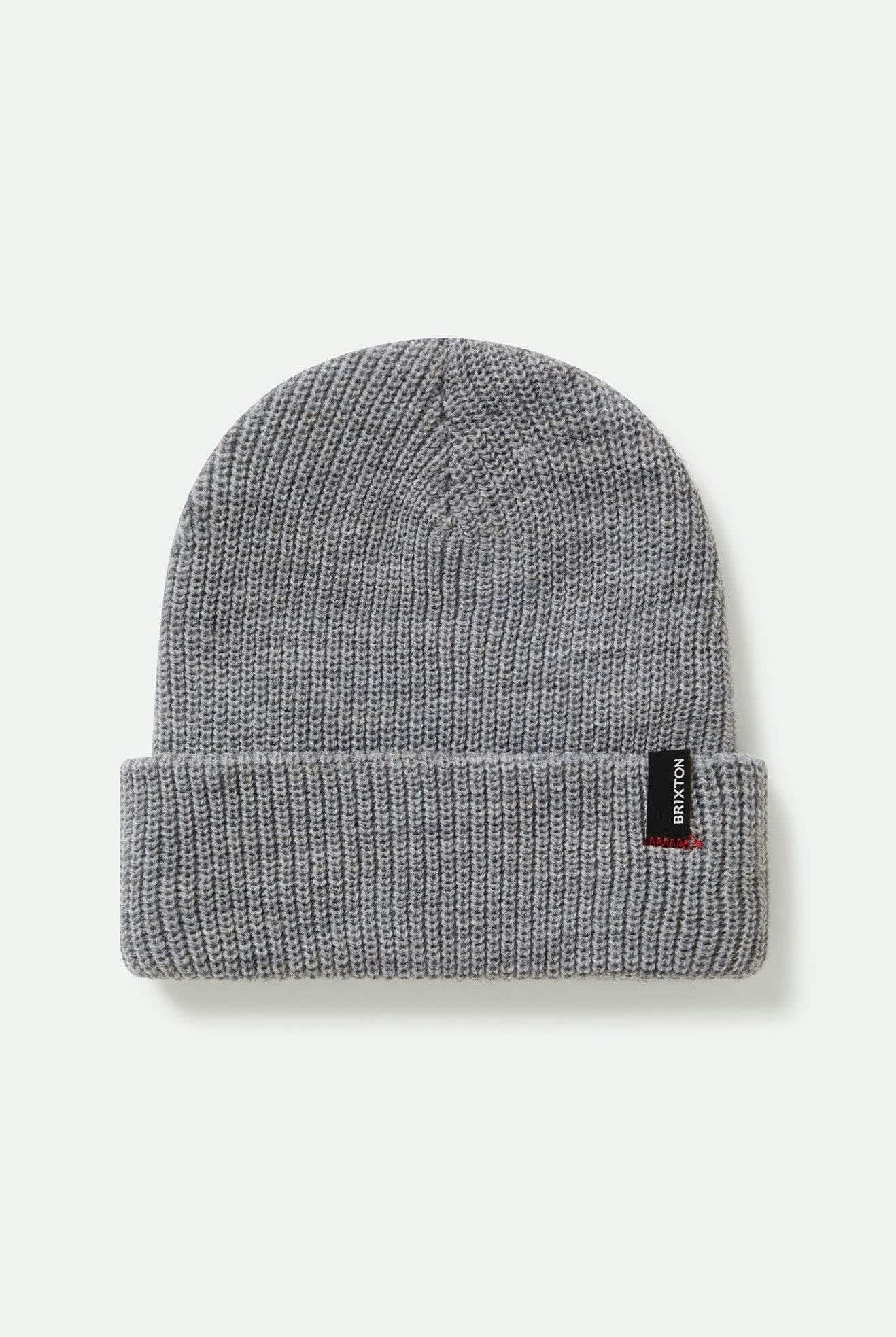 Unisex Heist Beanie in the color Light Heather Grey - Front Product View