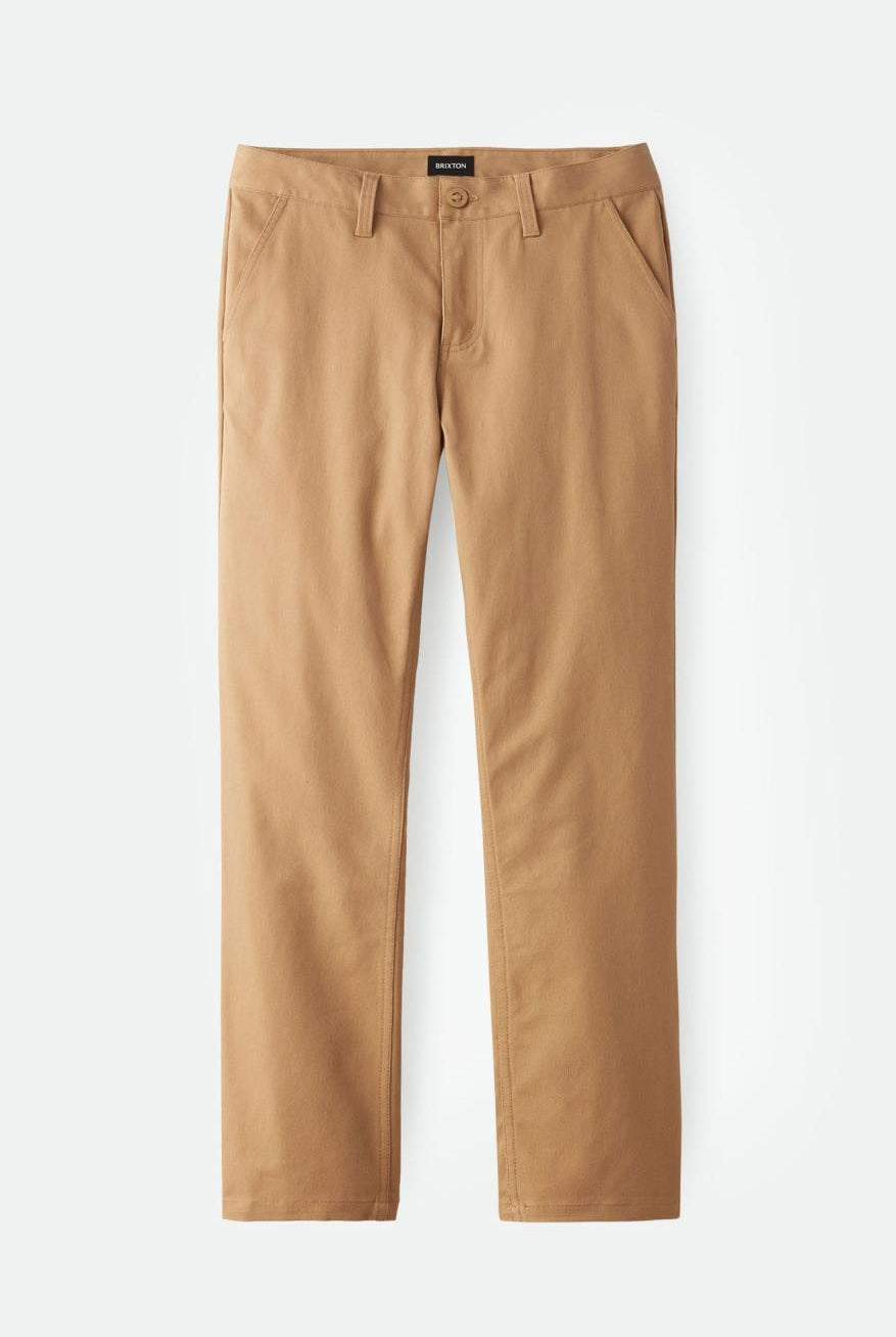 Brixton Men's Choice Chino Regular Pant - Khaki | Main