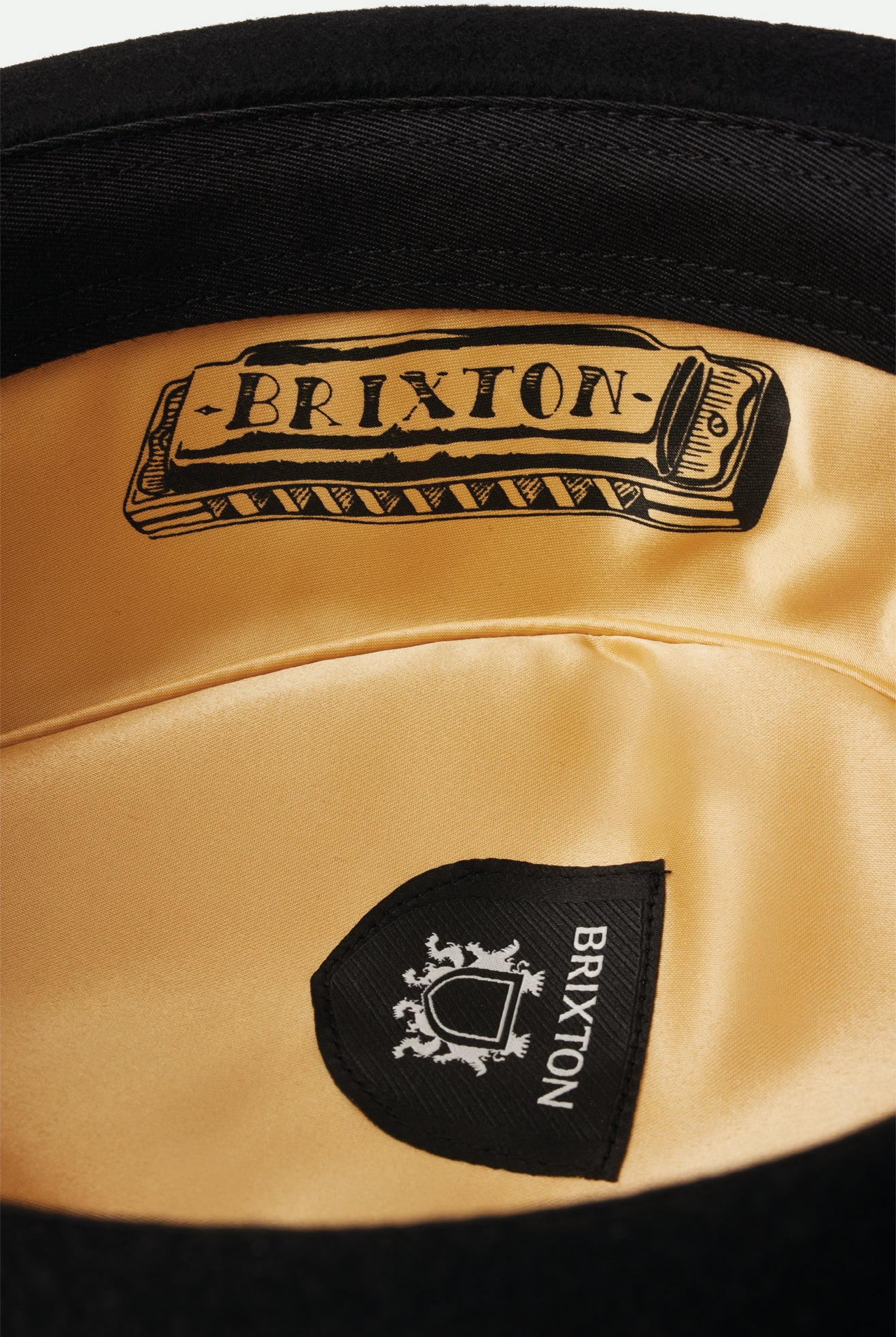Unisex Stout Pork Pie - Black/Black - Additional Laydown 1