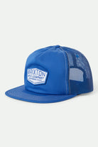 Unisex Coleson Trucker Hat in the color Royal/Royal - Front Product View