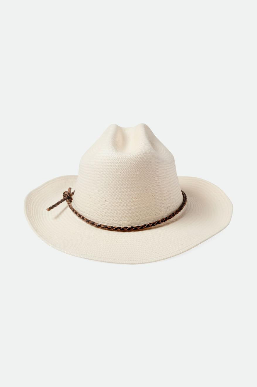 
       Brixton Range Straw Cowboy Hat - Off White
     