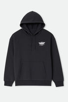 Men's Ewing Hood in the color Black - Front Product View