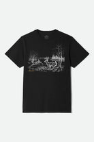 Men's Gallop S/S Standard T-Shirt in the color Black Worn Wash - Front Product View