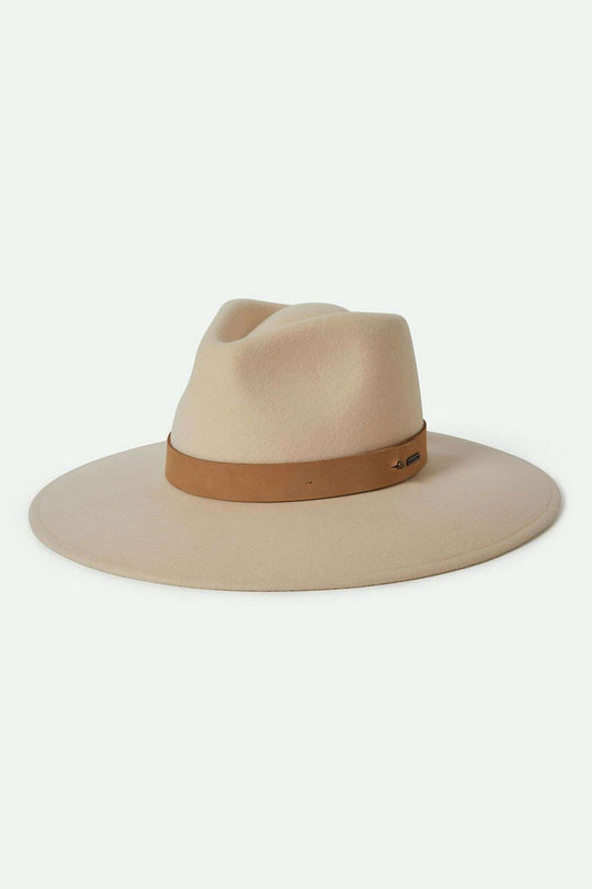 
       Brixton Women&#39;s Eleanor Felt Packable Hat - Macadamia | Main
     