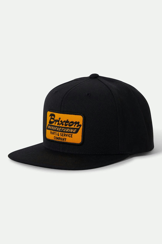 
       Unisex Township Snapback in the color Black - Front Product View
     